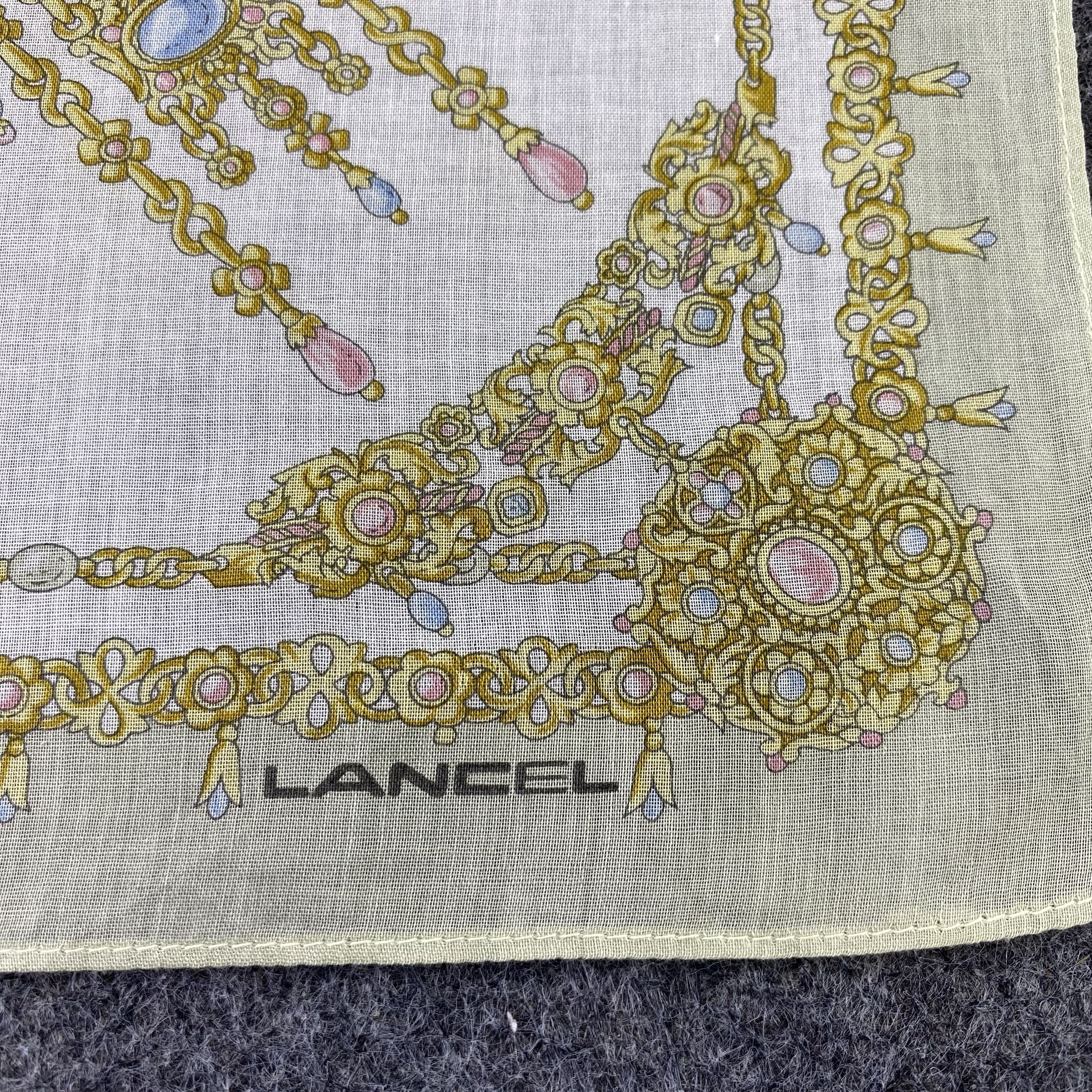 Lancel Lancel Handkerchief / Bandana / Neckerchief -B534 Size ONE SIZE - 5 Thumbnail