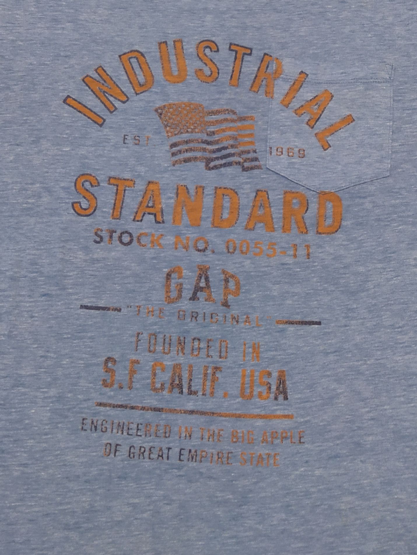 Gap GAP Industrial Standard American Flag Graphic T-Shirt Size US M / EU 48-50 / 2 - 8 Thumbnail