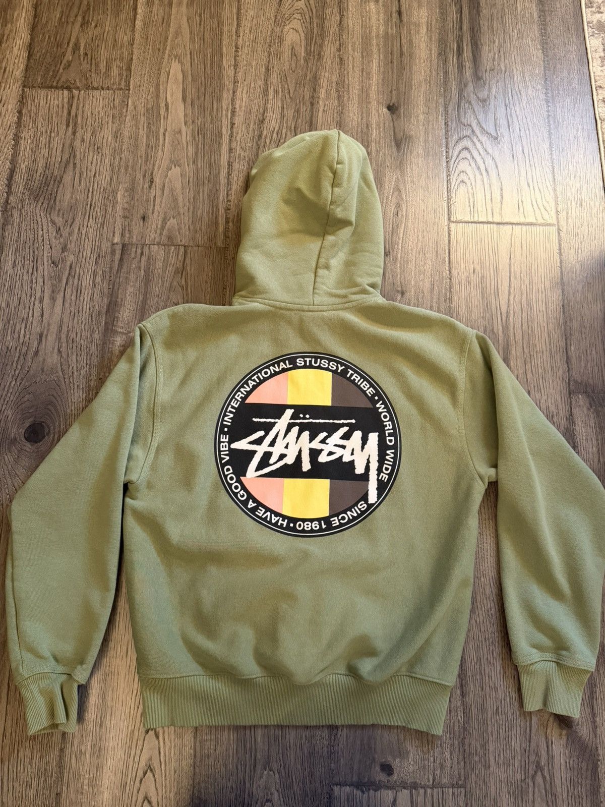 Stussy Stussy International Tribe Hoodie Green Size S Size US S / EU 44-46 / 1 - 1 Thumbnail