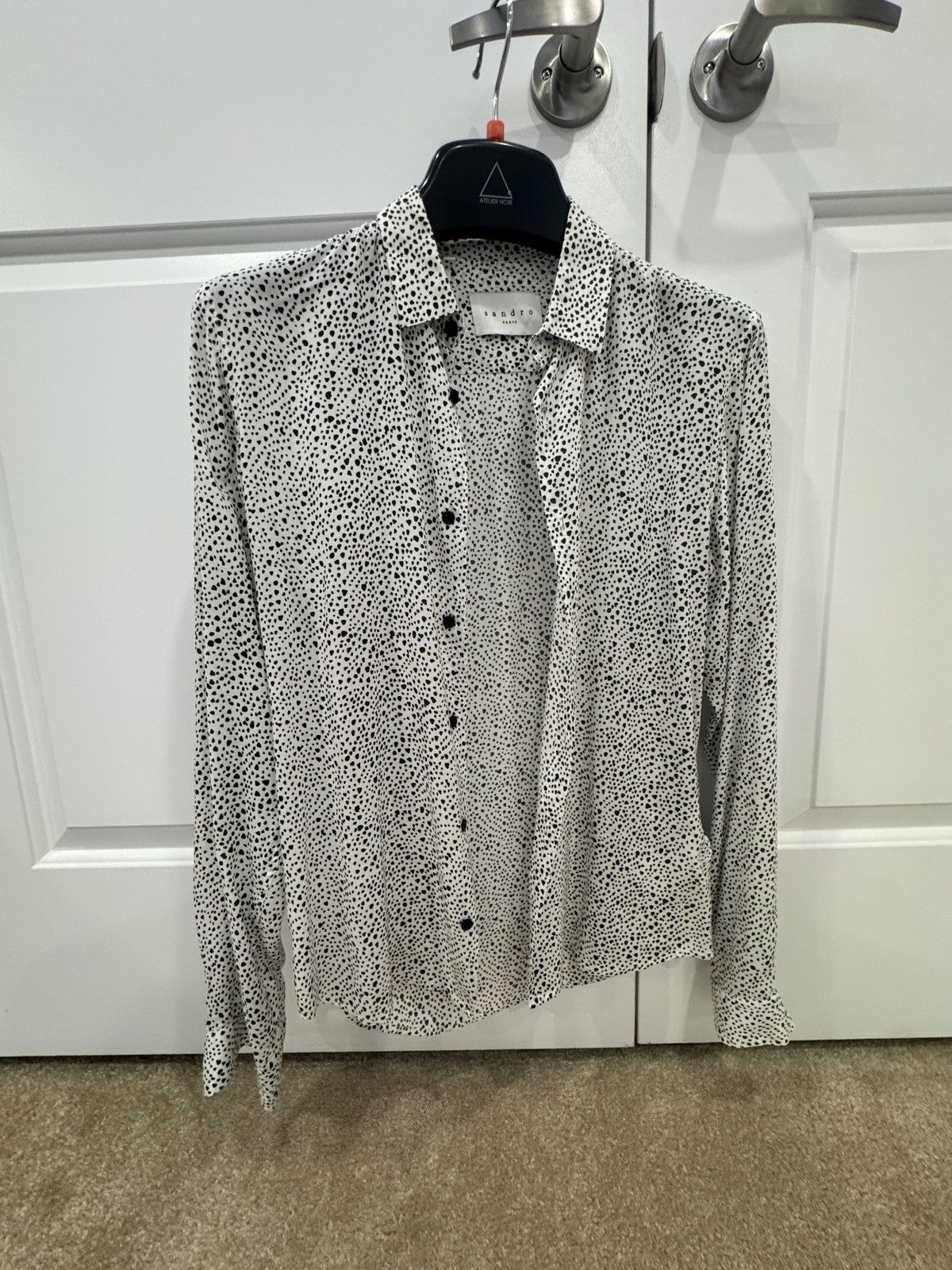 Sandro Sandro White “Heartbreak” shirt Size US XXS / EU 40 - 1 Thumbnail