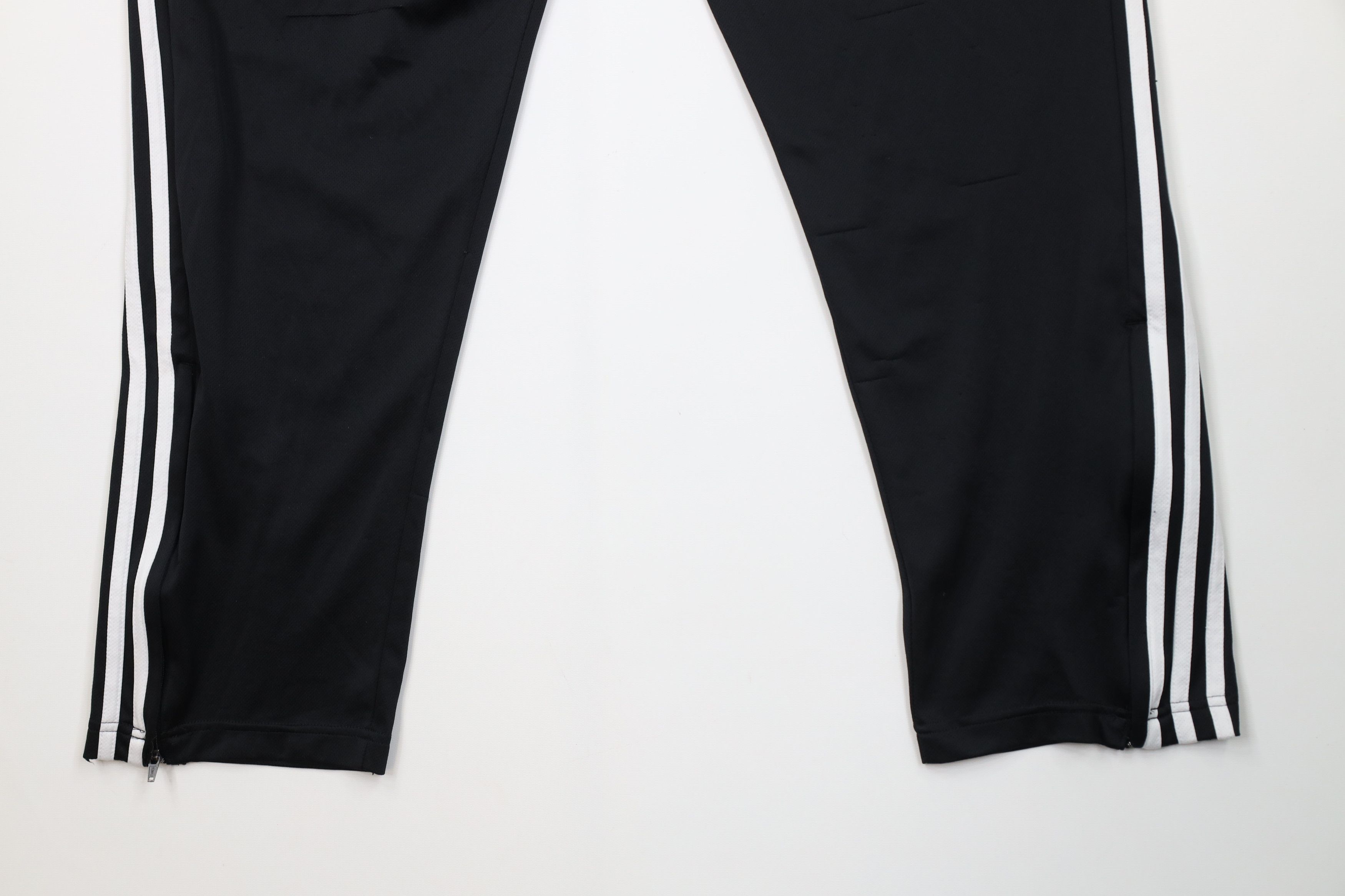 Adidas Vintage Y2K Adidas Spell Out Striped Knit Sweatpants Black Size US 38 / EU 54 - 13 Thumbnail