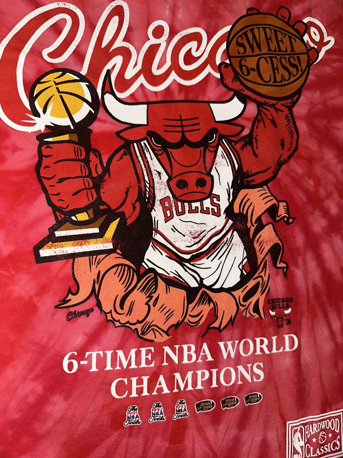 Mitchell & Ness Chicago Bulls 6 time NBA world champions Mitchell & Ness tee Size US S / EU 44-46 / 1 - 3 Thumbnail