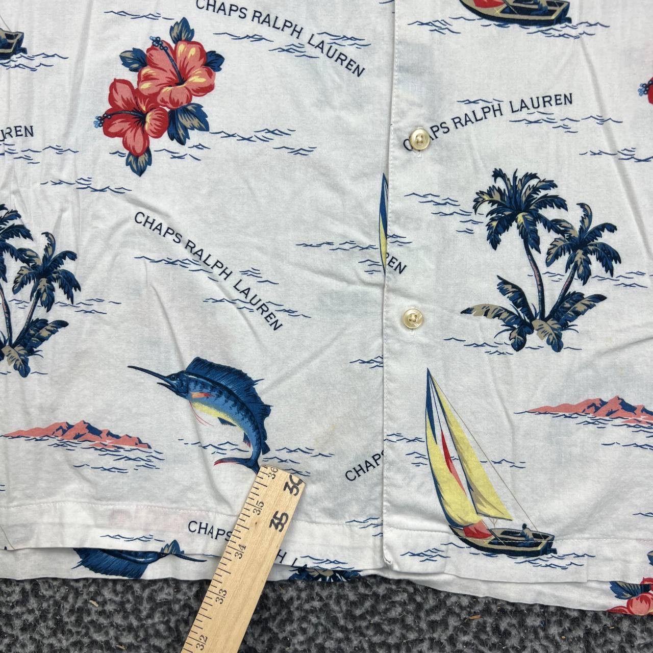 Chaps Ralph Lauren Chaps Ralph Lauren XXL Tropical Sailboat Marlin Hawaiian Size US XXL / EU 58 / 5 - 3 Thumbnail