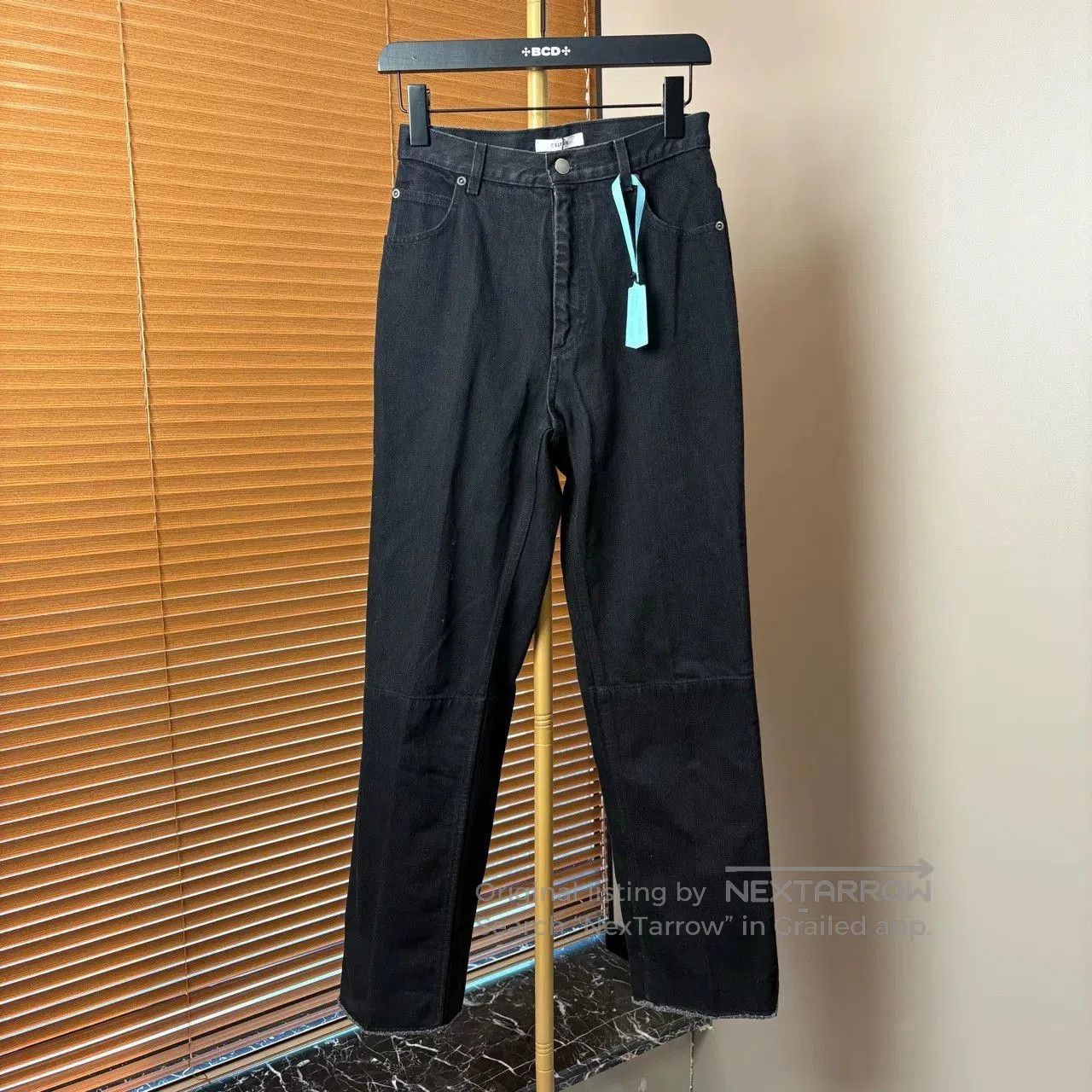 Celine Celine Black Straight. Size 35" - 1 Thumbnail