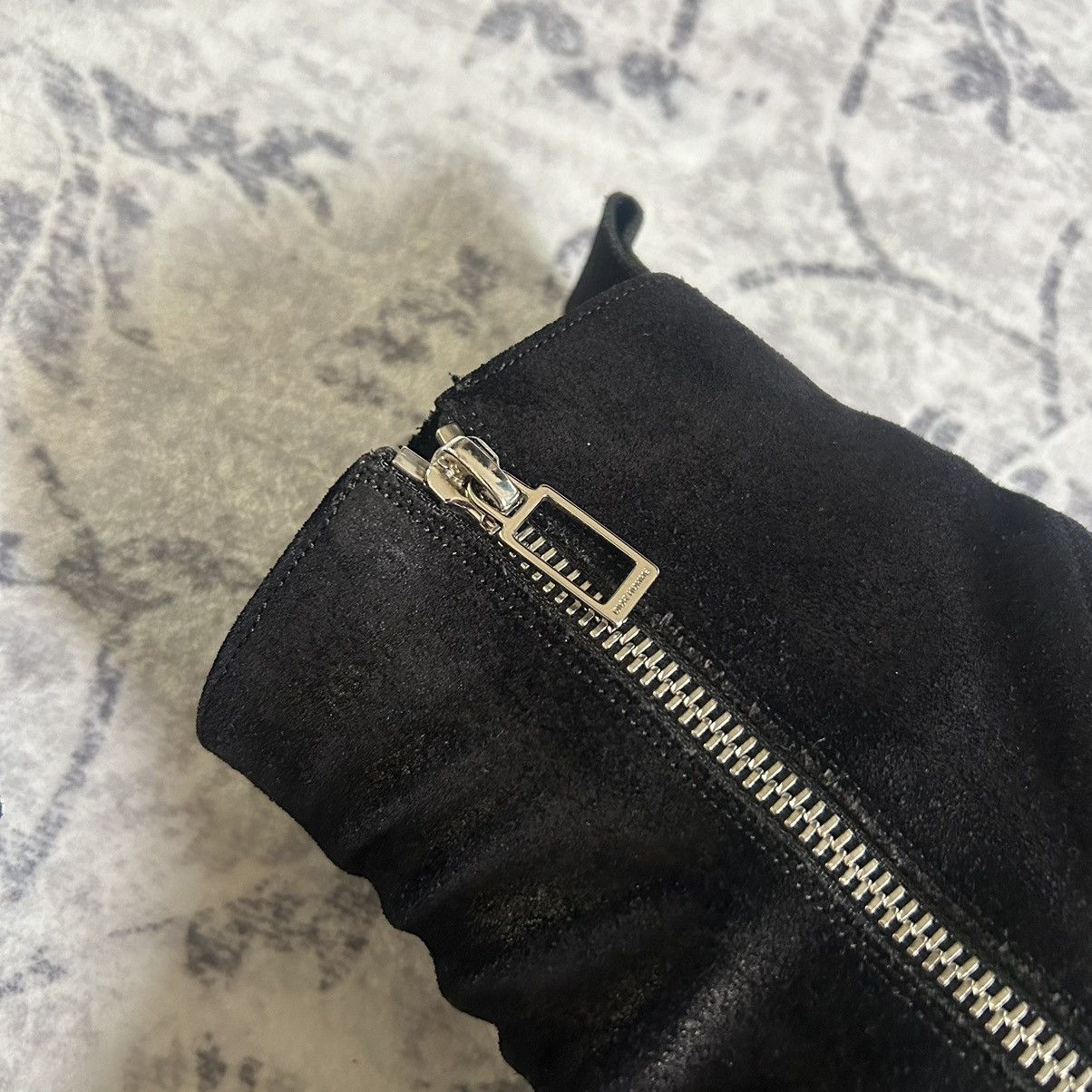 Dior Dior Homme AW12 Blistered Suede Zipper Boots Size US 7.5 / EU 40-41 - 4 Thumbnail