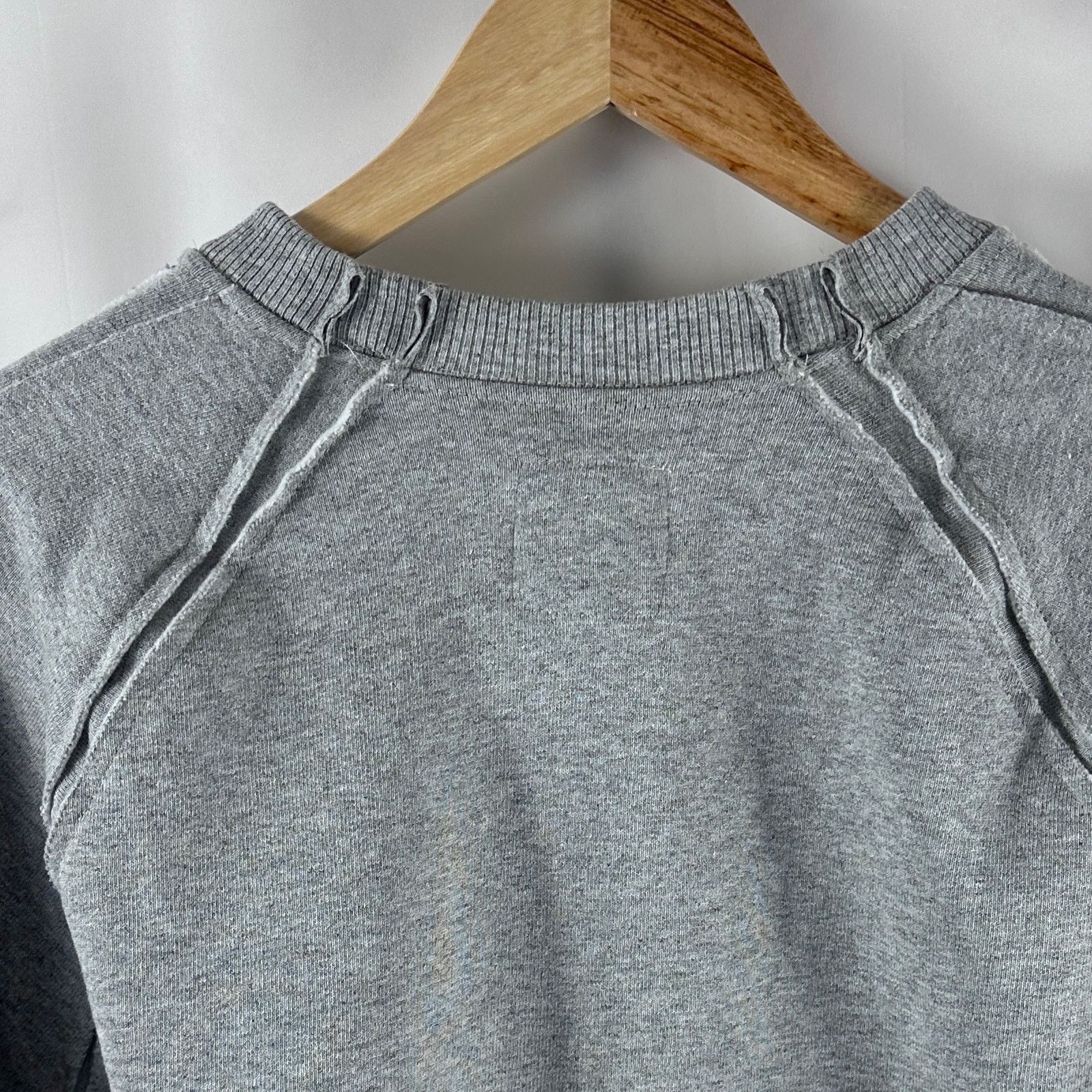 HIDDEN Hidden NY x Annie Grey Panelled Raglan Crewneck Sweatshirt Size US XL / EU 56 / 4 - 9 Thumbnail