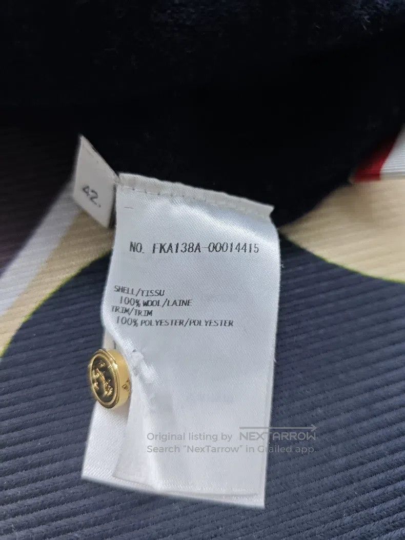 Thom Browne Thom Browne Dark blue wool hoodie Size M / US 6-8 / IT 42-44 - 5 Thumbnail