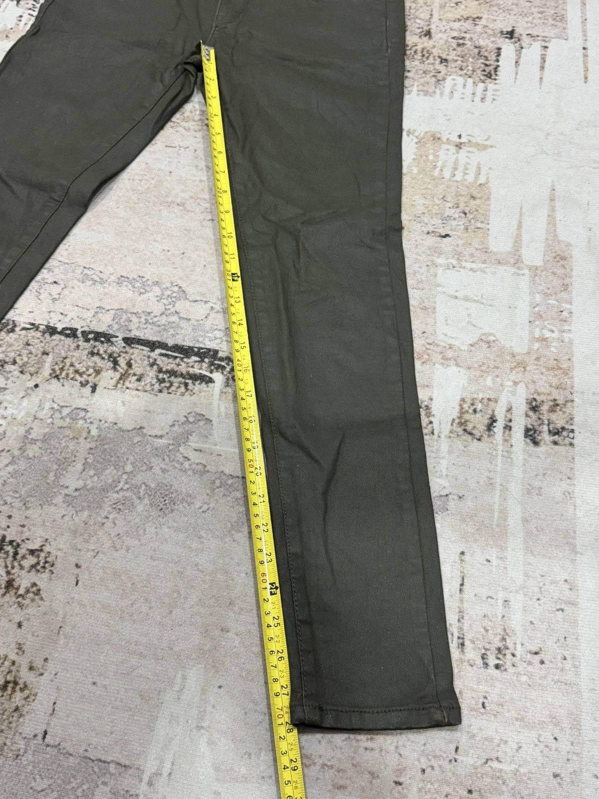 Acne Studios ACNE studio - skinny wax military green jeans Size 30" / US 8 / IT 44 - 12 Thumbnail