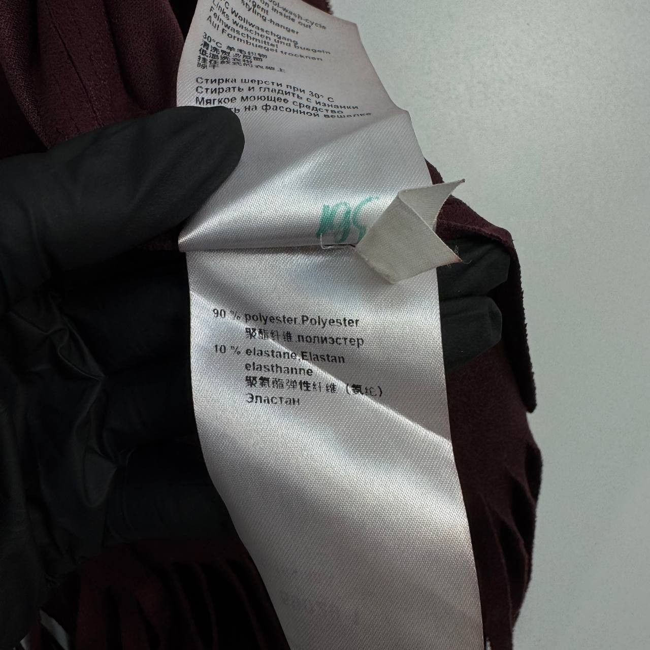 Other Marc Cain Suede Fringe Jacket Burgundy Zip Women Size M Size M / US 6-8 / IT 42-44 - 7 Thumbnail