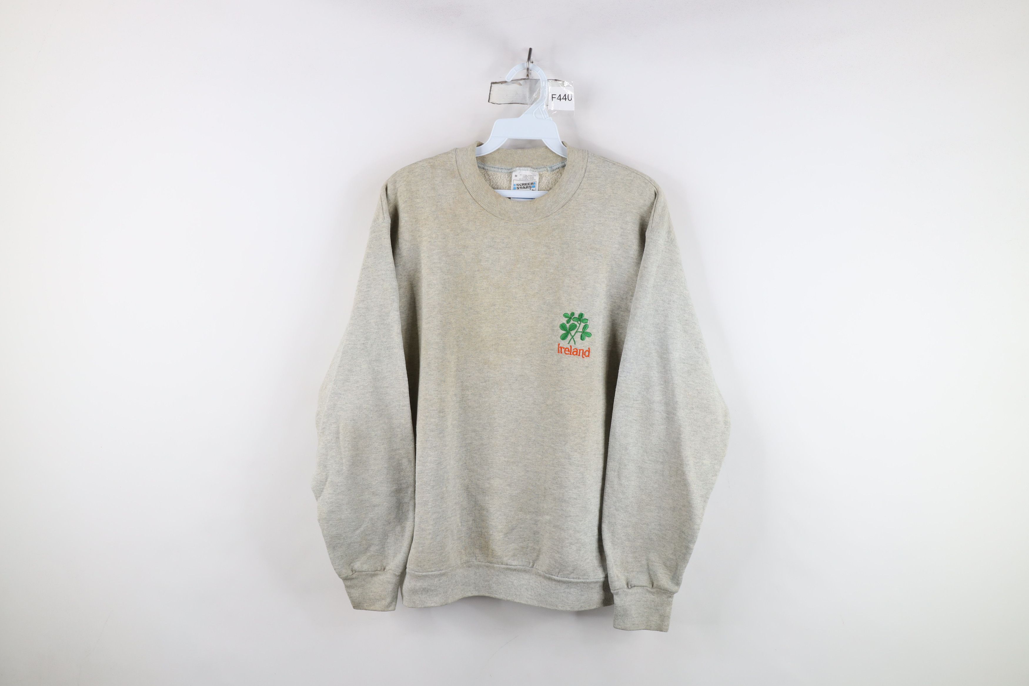 Vintage Vintage 90s Streetwear Spell Out Ireland Crewneck Sweatshirt Size US M / EU 48-50 / 2 - 1 Thumbnail