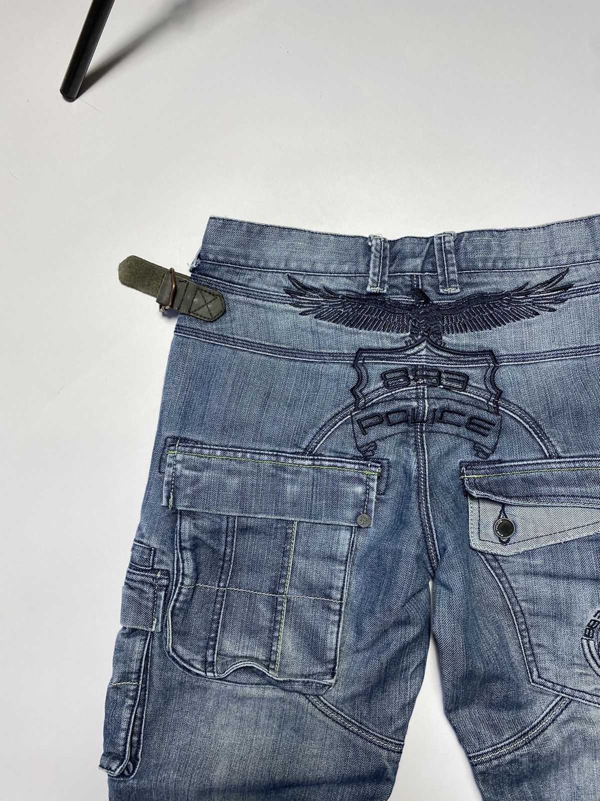 Vintage Vintage Y2k Police cargo jeans Kanye West style size 30 Size US 30 / EU 46 - 2 Thumbnail