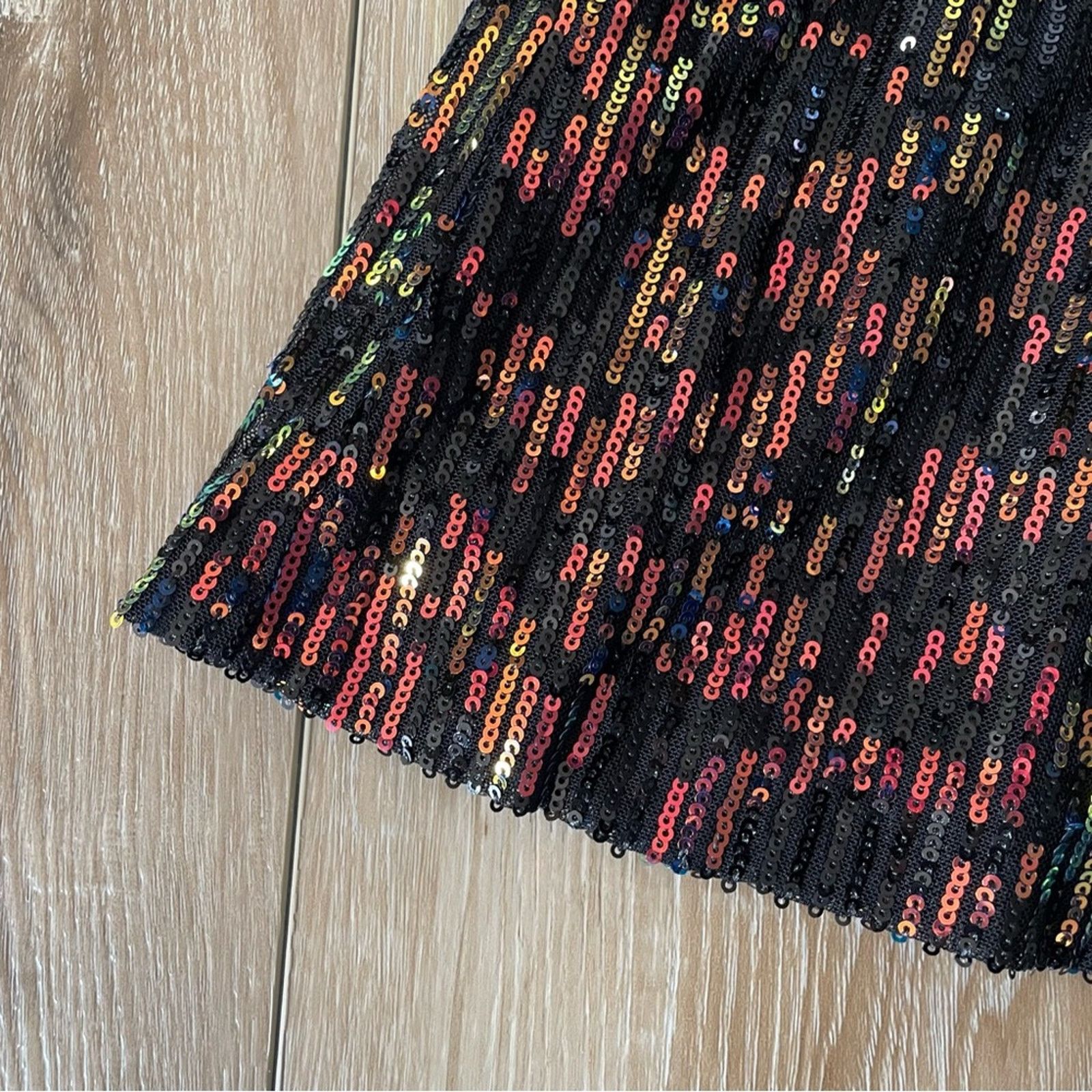 Loft Sequin Seamed Skirt 6 Size 28" / US 6 / IT 42 - 5 Thumbnail