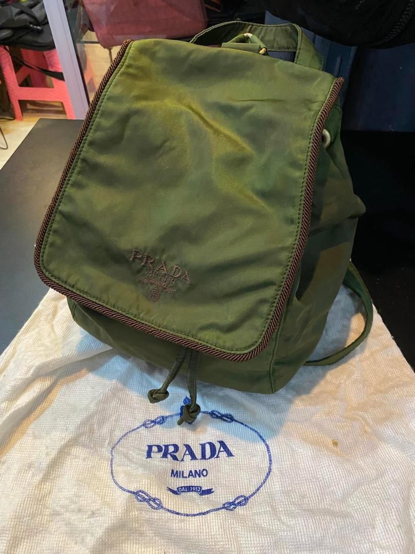 Prada Vintage Prada Nylon Backpack Size ONE SIZE - 9 Thumbnail