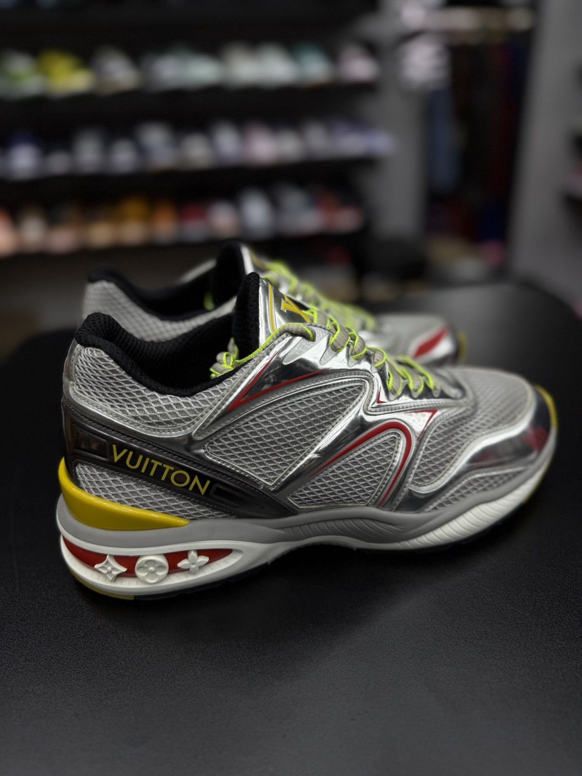 Louis Vuitton Louis Vuitton Trail Sneaker Silver Size 7.5LV/8.5US Size US 8.5 / EU 41-42 - 2 Thumbnail
