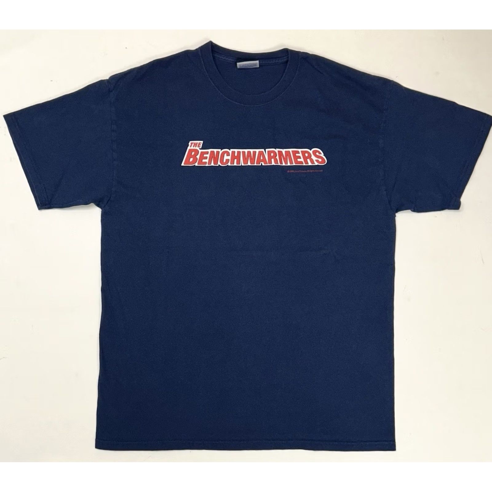 Hanes VINTAGE The Benchwarmers Hanes Heavyweight T-Shirt Size L Blue 2006 Movie Promo Comedy Sports Mens Womens Size US L / EU 52-54 / 3 - 2 Thumbnail