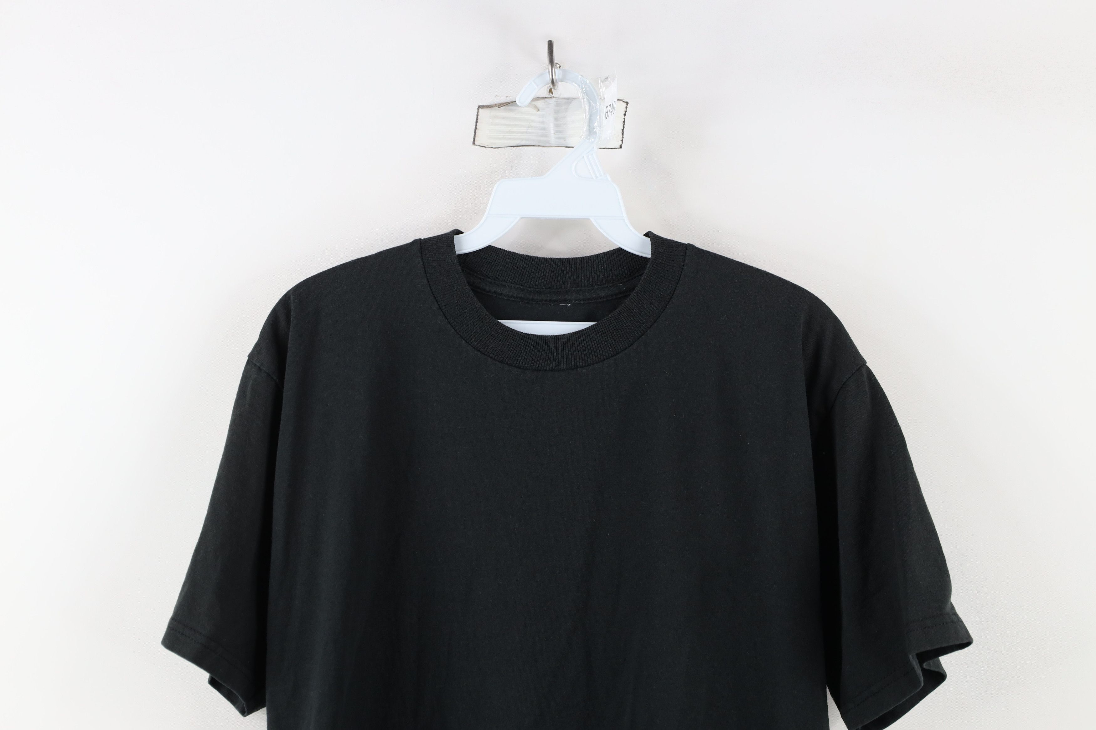 Vintage Vintage 90s Streetwear Short Sleeve T-Shirt Black Cotton Size US M / EU 48-50 / 2 - 2 Thumbnail