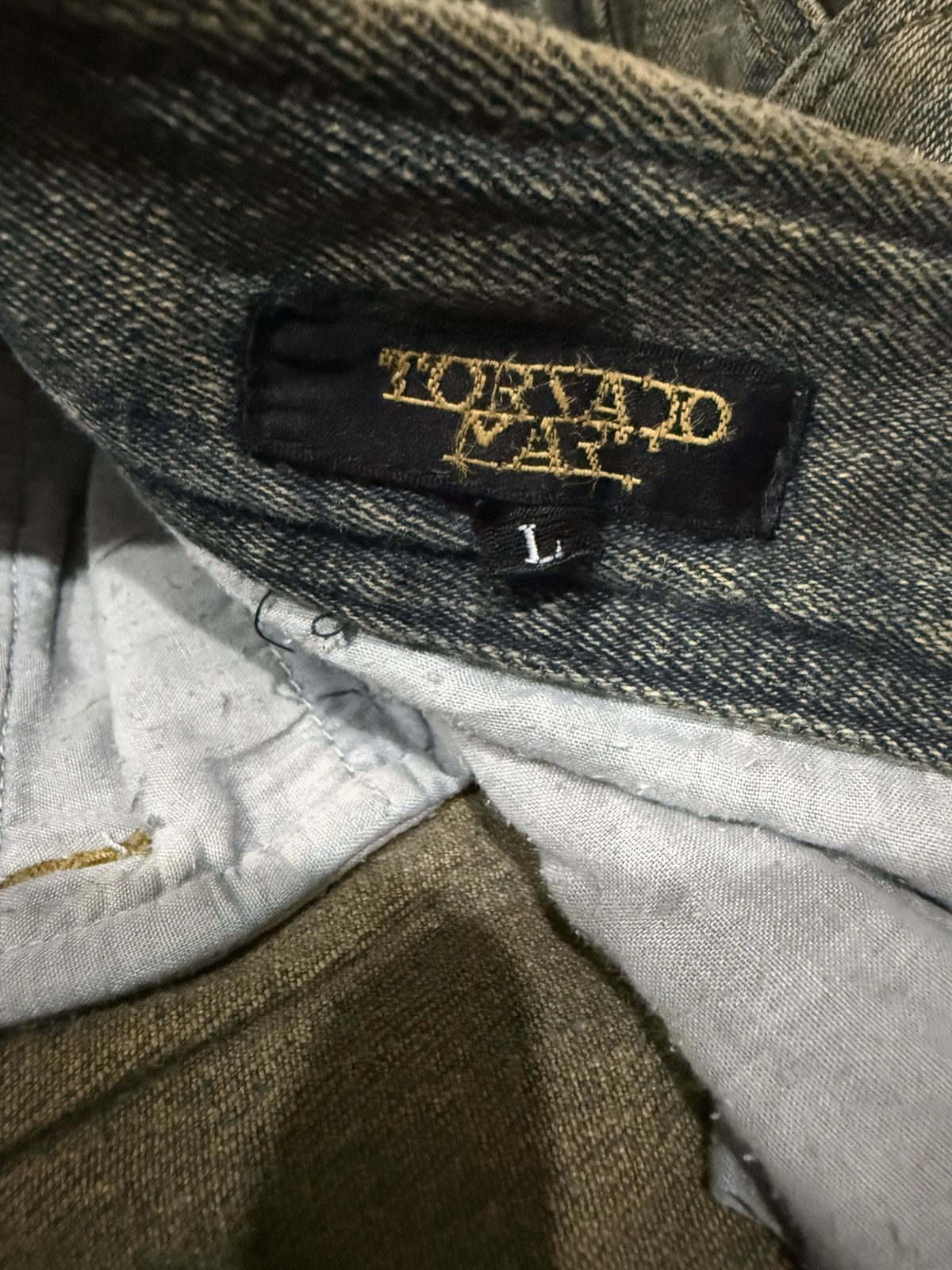 Tornado Mart TORNADO MART BOOTCUT PATCHWORK STYLE JEANS Size US 32 / EU 48 - 10 Thumbnail