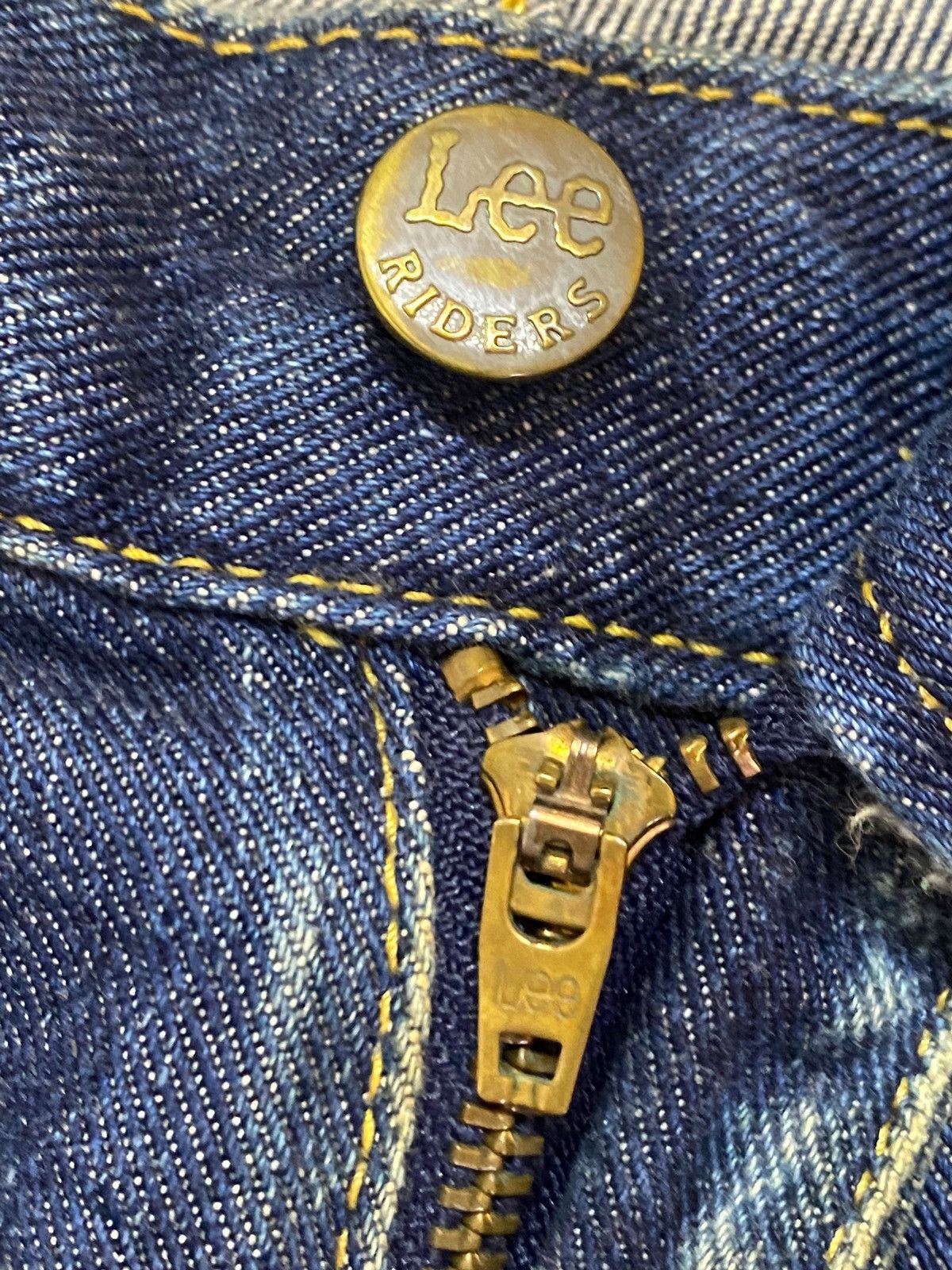Lee Vintage Lee Riders Mud Wash Distressed Loose Jeans Size US 30 / EU 46 - 10 Thumbnail