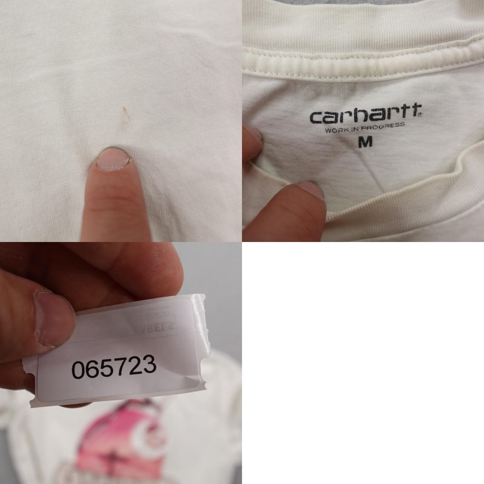 Carhartt VINTAGE Carhartt Shirt United Boogie Graphic Tee Mens Medium White WIP Work In Progress Tee Size US M / EU 48-50 / 2 - 8 Thumbnail