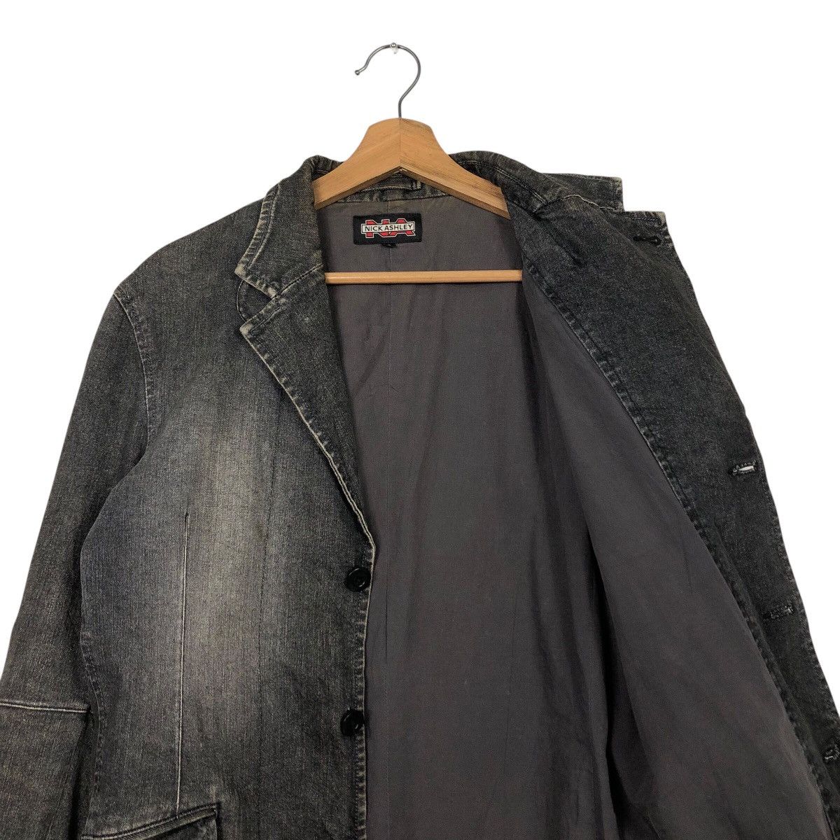Japanese Brand 📌Vintage Chore Work Denim Jacket Nick Ashley Size US S / EU 44-46 / 1 - 13 Thumbnail