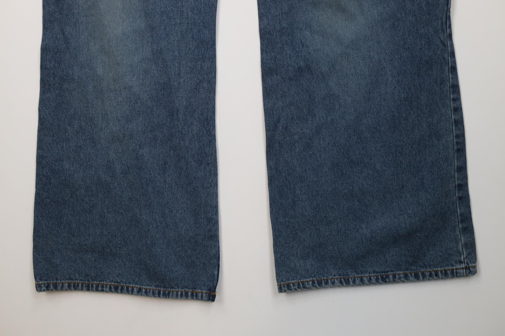 Vintage Vintage 90s Streetwear Babydoll Patchwork Bell Bottoms Jeans Size 22" - 13 Thumbnail