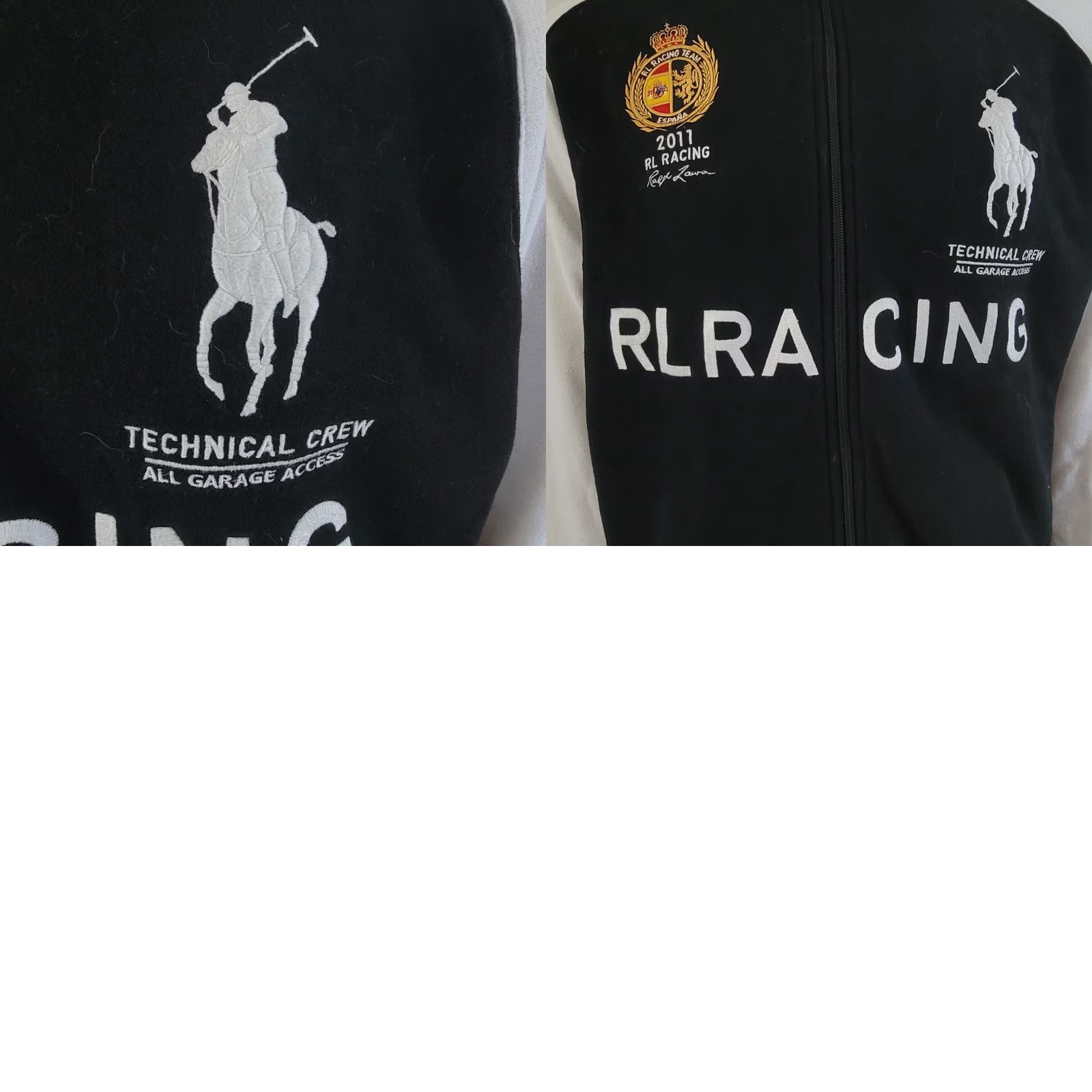 Polo Ralph Lauren VINTAGE Polo Ralph Lauren RL Racing Tracksuit Top Jacket XL Spain Multicoloured Racing/Activewear Mens Track Jacket Size US XL / EU 56 / 4 - 11 Thumbnail