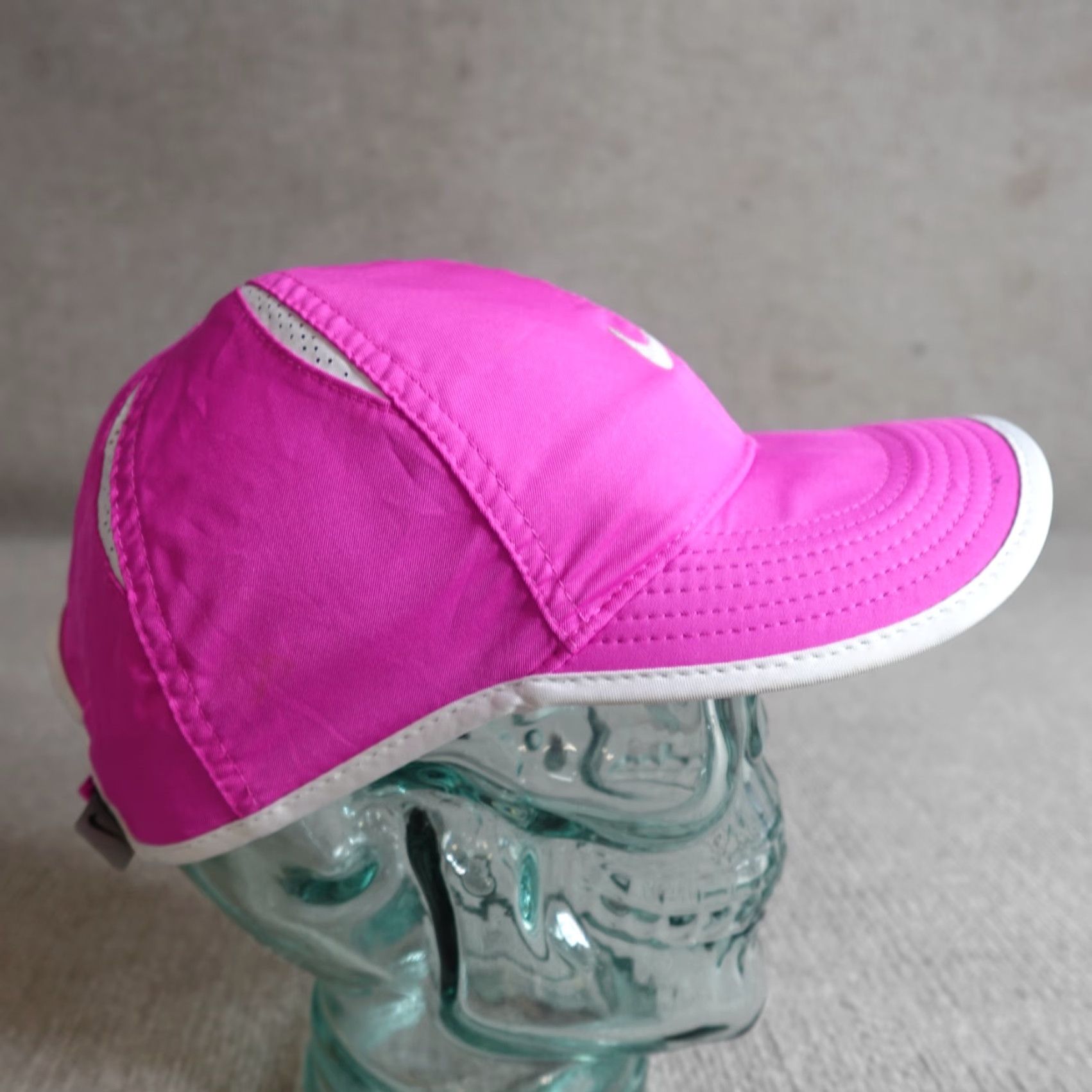 Nike Nike Womens Hat Pink Adjustable Embroidered Featherlight Baseball Cap Women's Pink Adjustable Embroidered Logo Sports Cap Size ONE SIZE - 7 Thumbnail