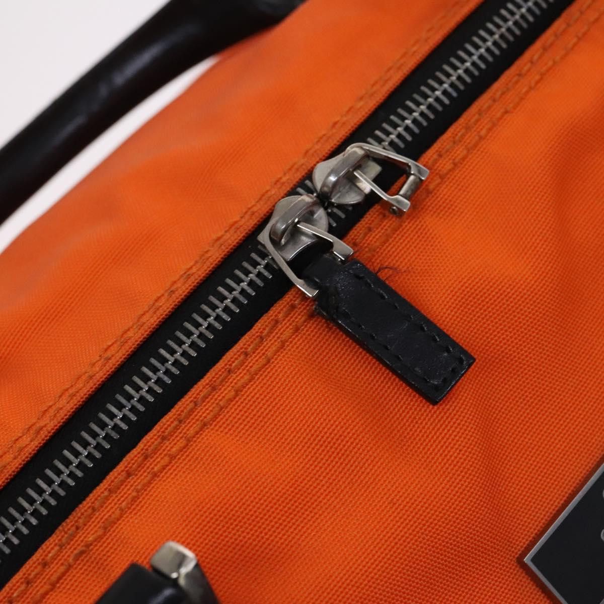 Gucci GUCCI Boston Bag Nylon Orange Black Size ONE SIZE - 15 Thumbnail