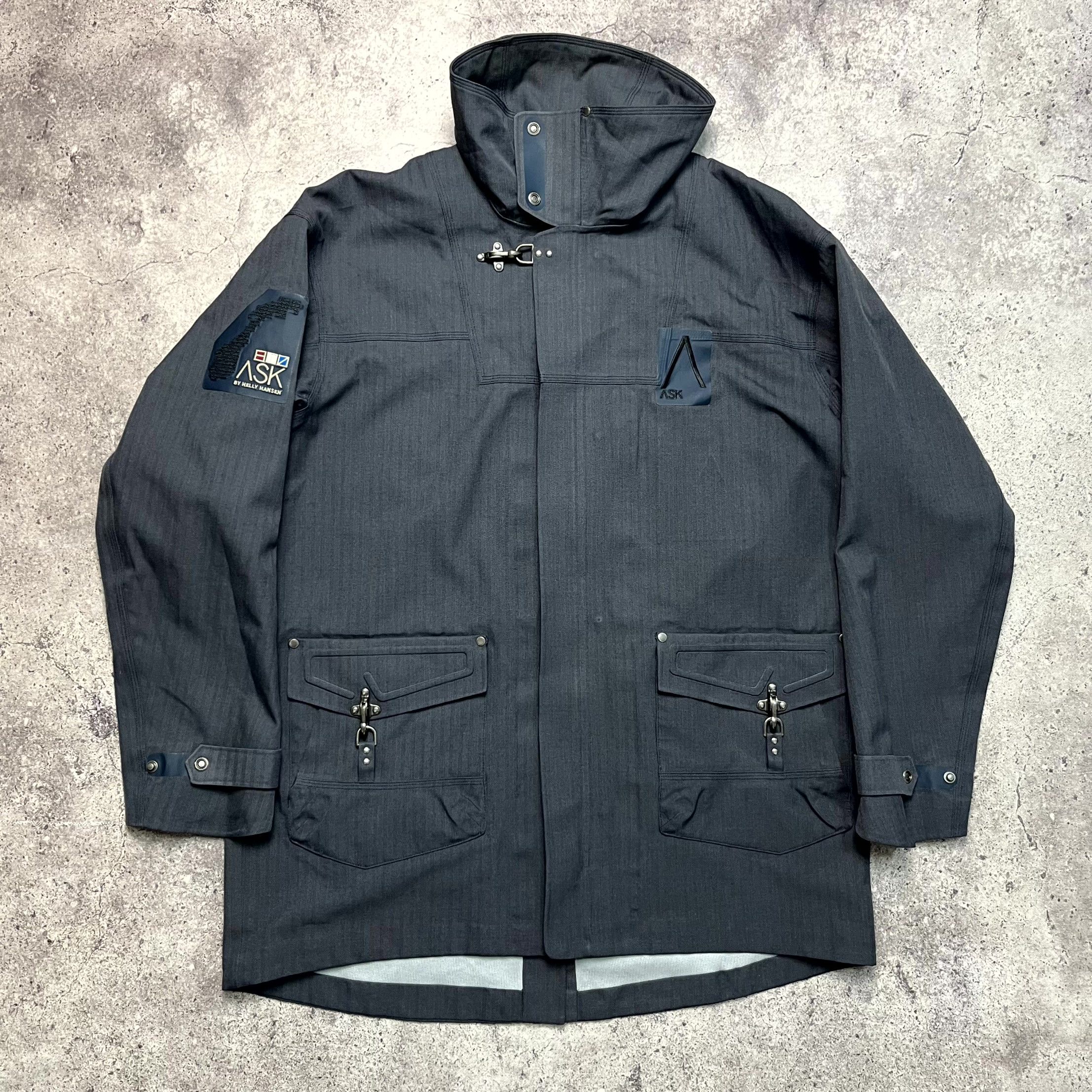 Helly Hansen Helly Hansen ASK Waterproof Gray Jacket Raincoat Size 2XL Size US XXL / EU 58 / 5 - 1 Thumbnail