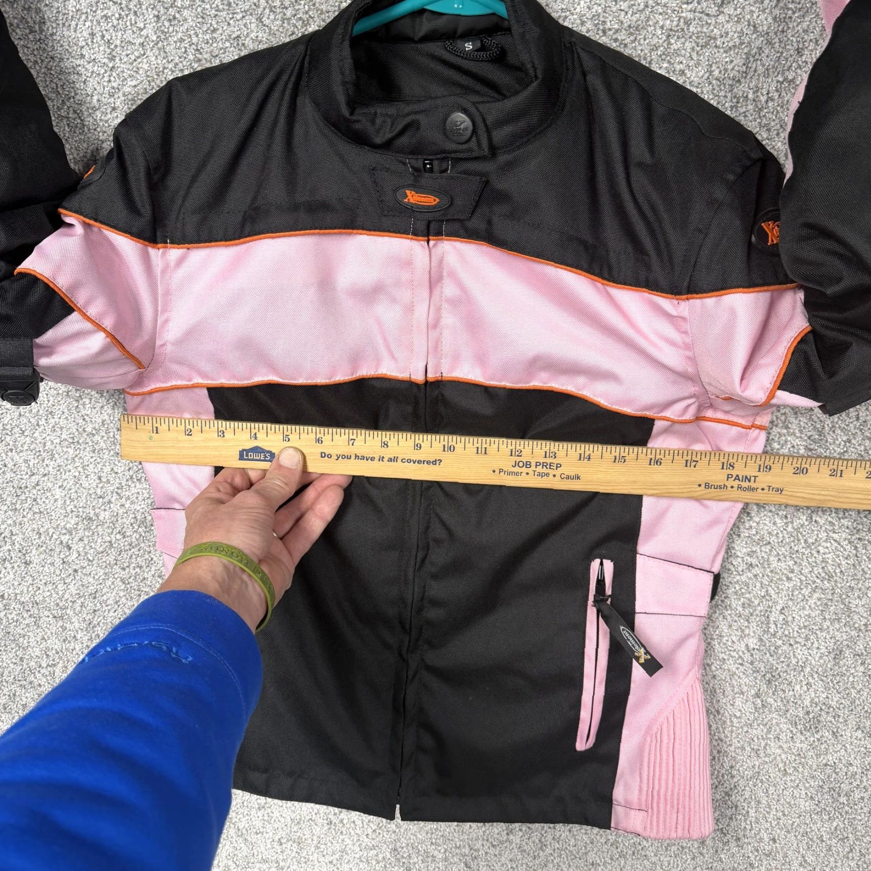 Element Xelement Motorcycle Jacket Womens Small Black Pink Waterproof Padded Insulated Size S / US 4 / IT 40 - 6 Thumbnail