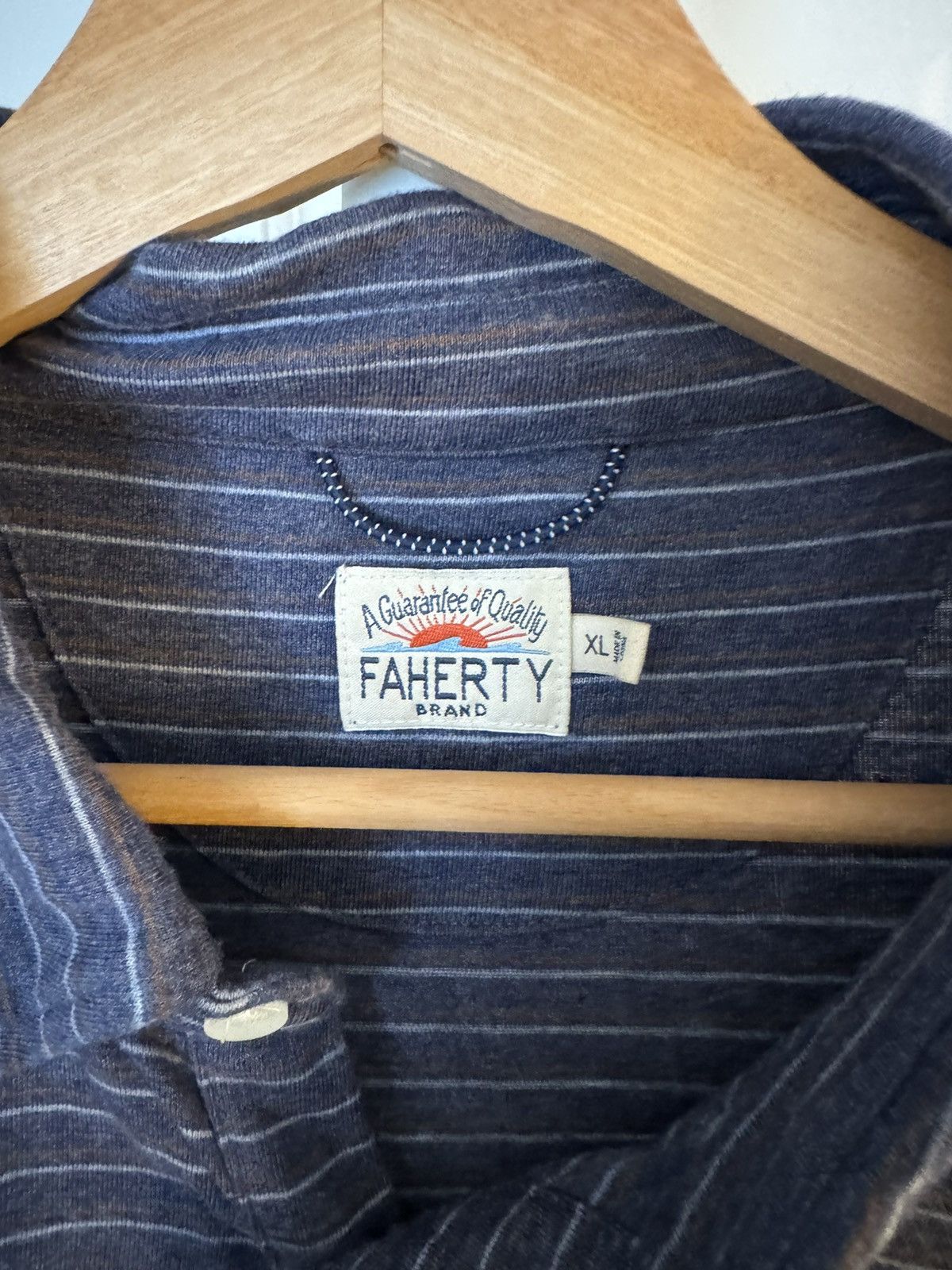Faherty Faherty Movement Long Sleeve Polo Size US XL / EU 56 / 4 - 3 Thumbnail