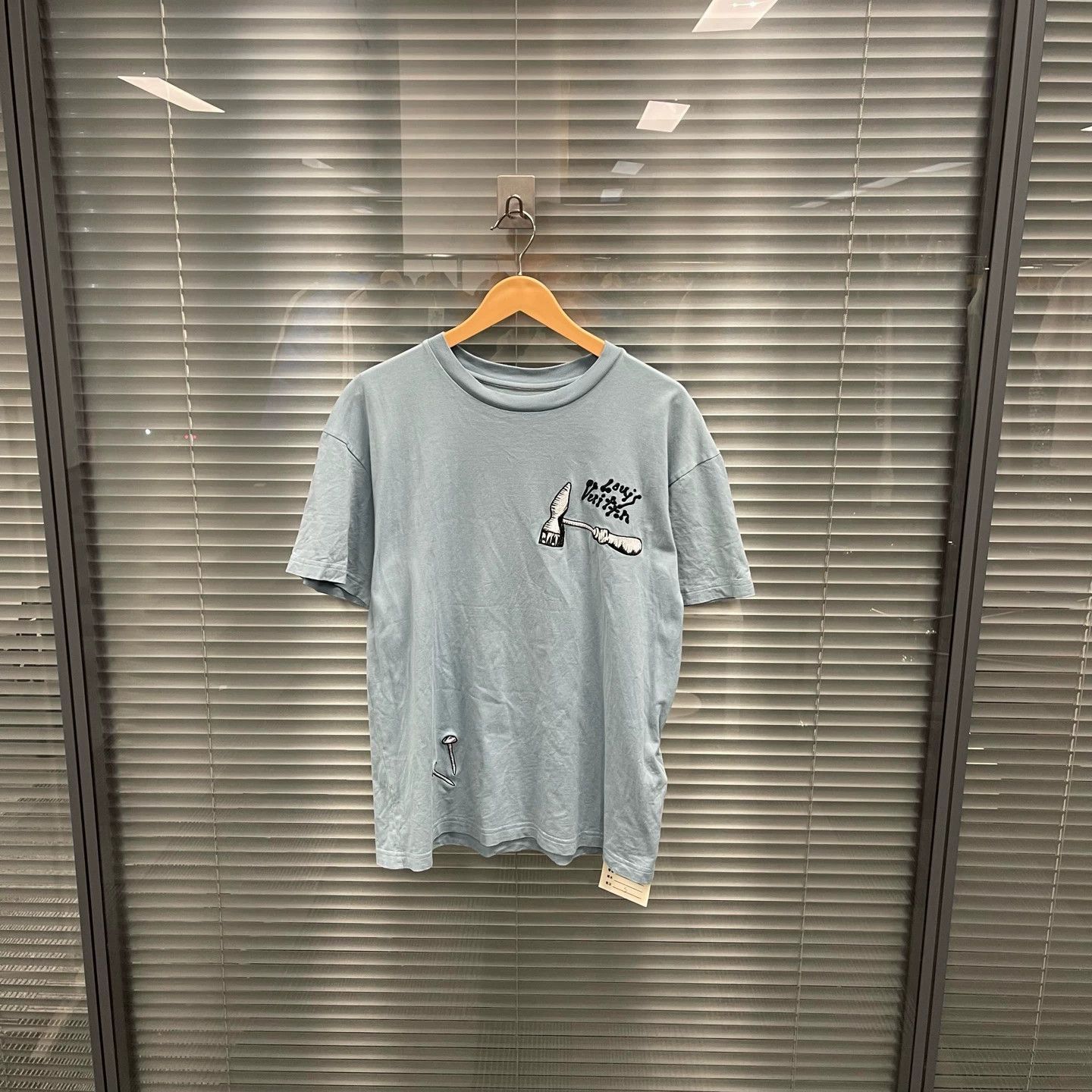 Louis Vuitton Blue Short-Sleeve Graphic T-Shirt Size S Size US S / EU 44-46 / 1 - 1 Thumbnail