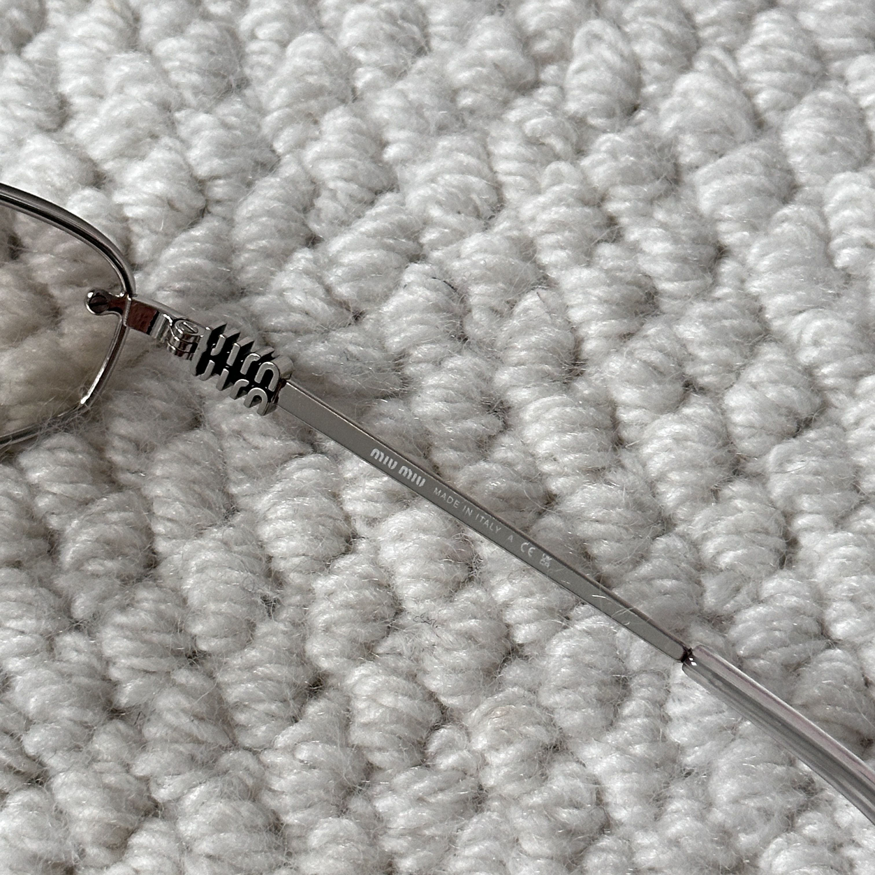 Miu Miu MIU MIU 0MU A50S 1BC8H1 Size ONE SIZE - 8 Thumbnail