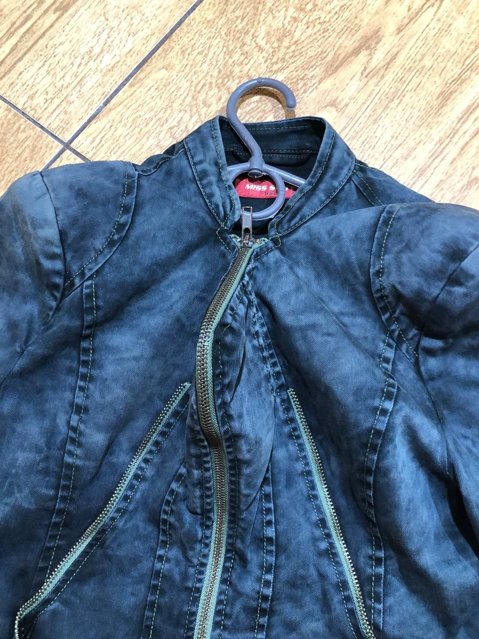 Miss Sixty MISS SIXTY Vintage Faded Grunge Cyber Punk JACKET Size S / US 4 / IT 40 - 9 Thumbnail
