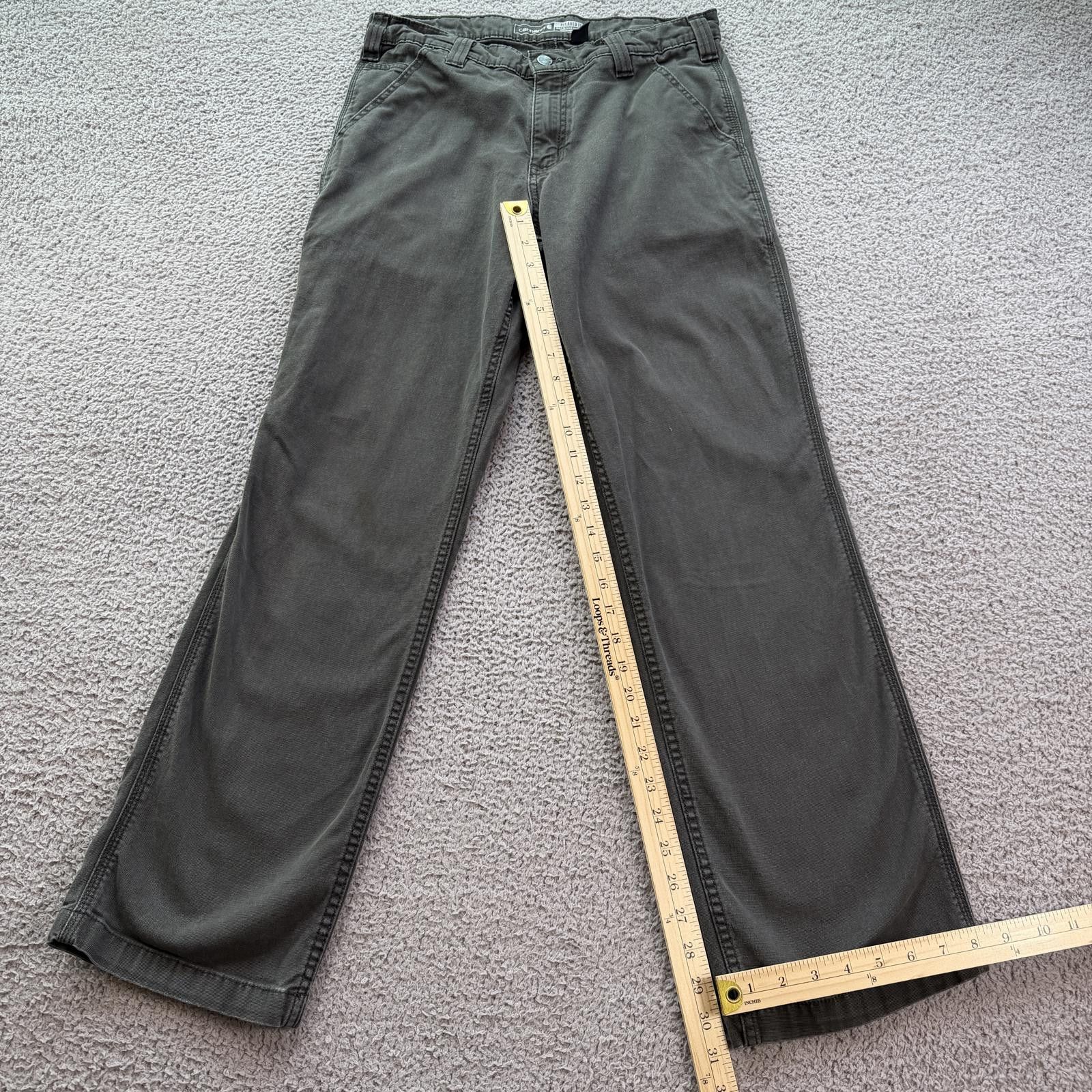 Carhartt Carhartt Relaxed Fit Work Pants Mens 32x32 Gray Carpenter Size US 32 / EU 48 - 4 Thumbnail