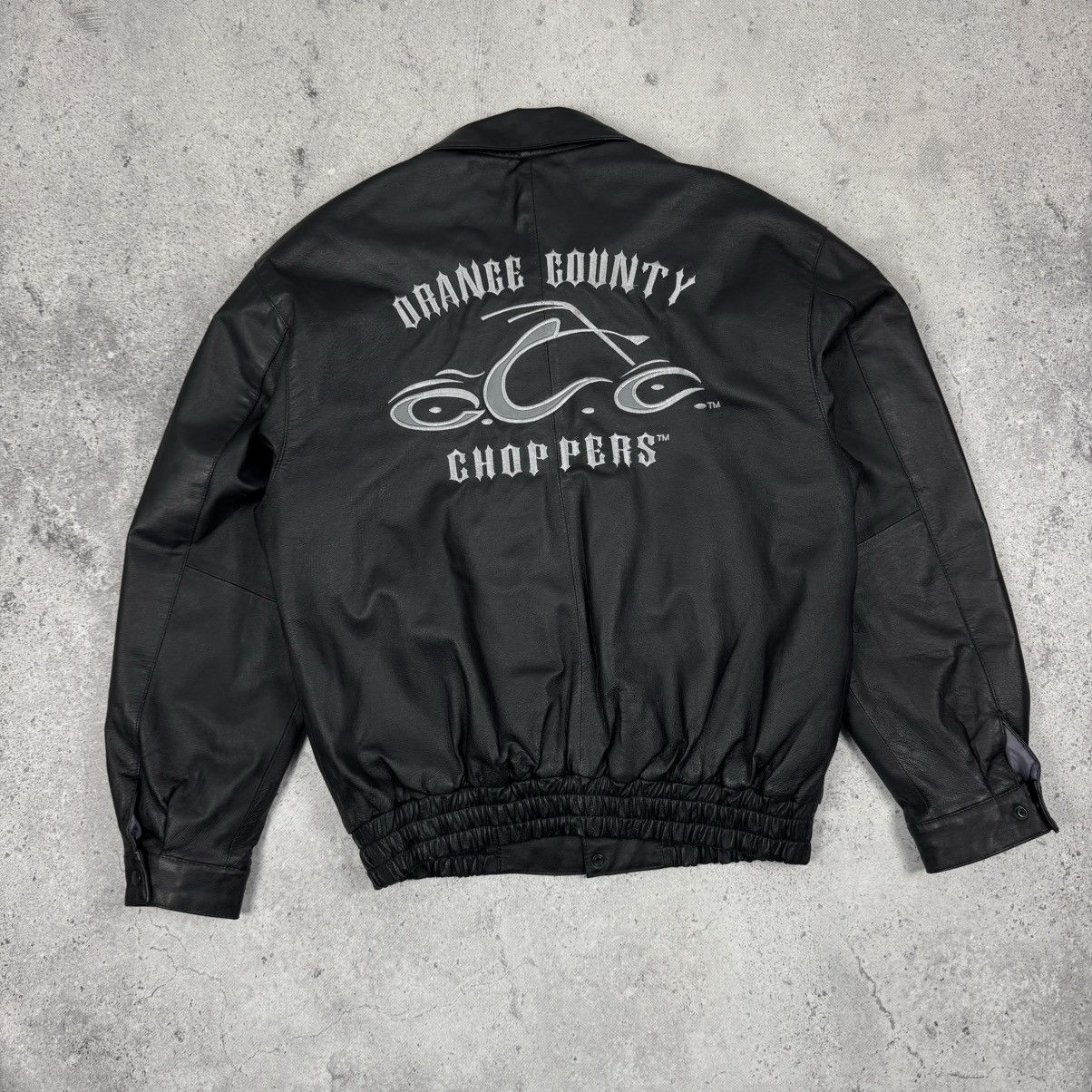 West Coast Choppers Vintage Orange Country Choppers Leather Jacket Size US L / EU 52-54 / 3 - 10 Thumbnail