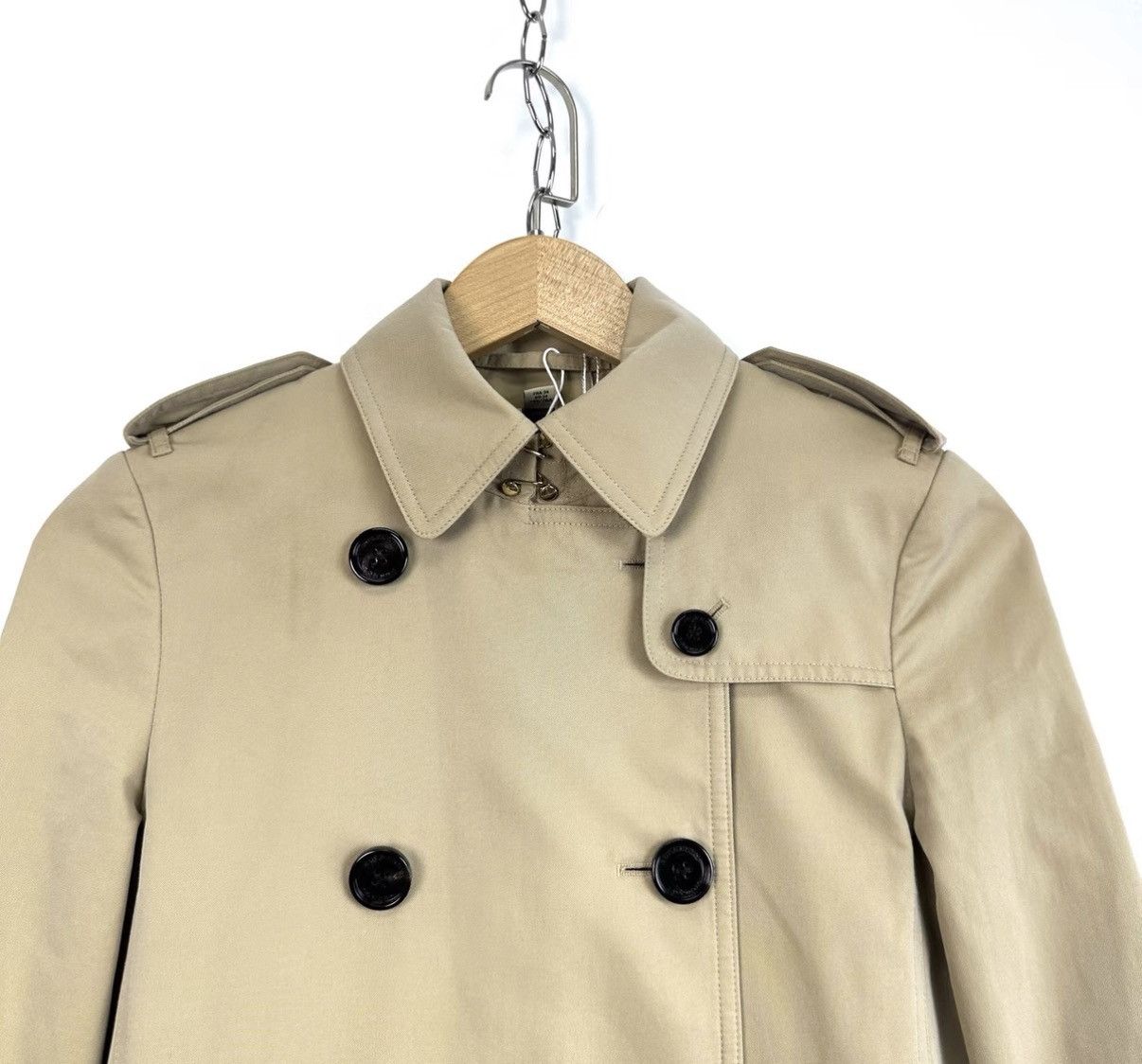Burberry Burberry Detachable Goat Cashmere Lined Trench Coat K12 Size XS / US 0-2 / IT 36-38 - 3 Thumbnail