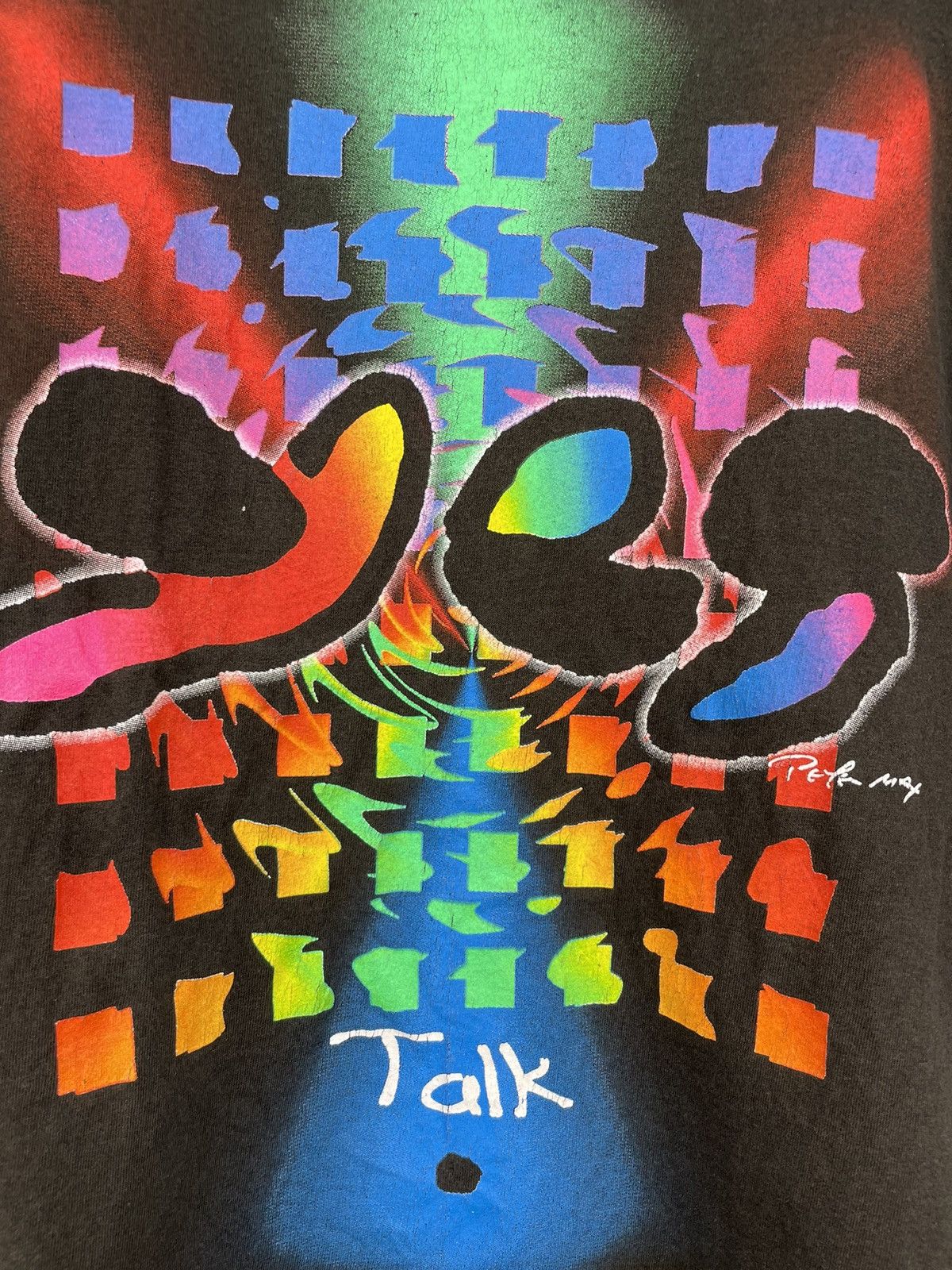 Band Tees Vintage 90s Yes Talk tour rock band sun faded t shirt Size US M / EU 48-50 / 2 - 4 Thumbnail