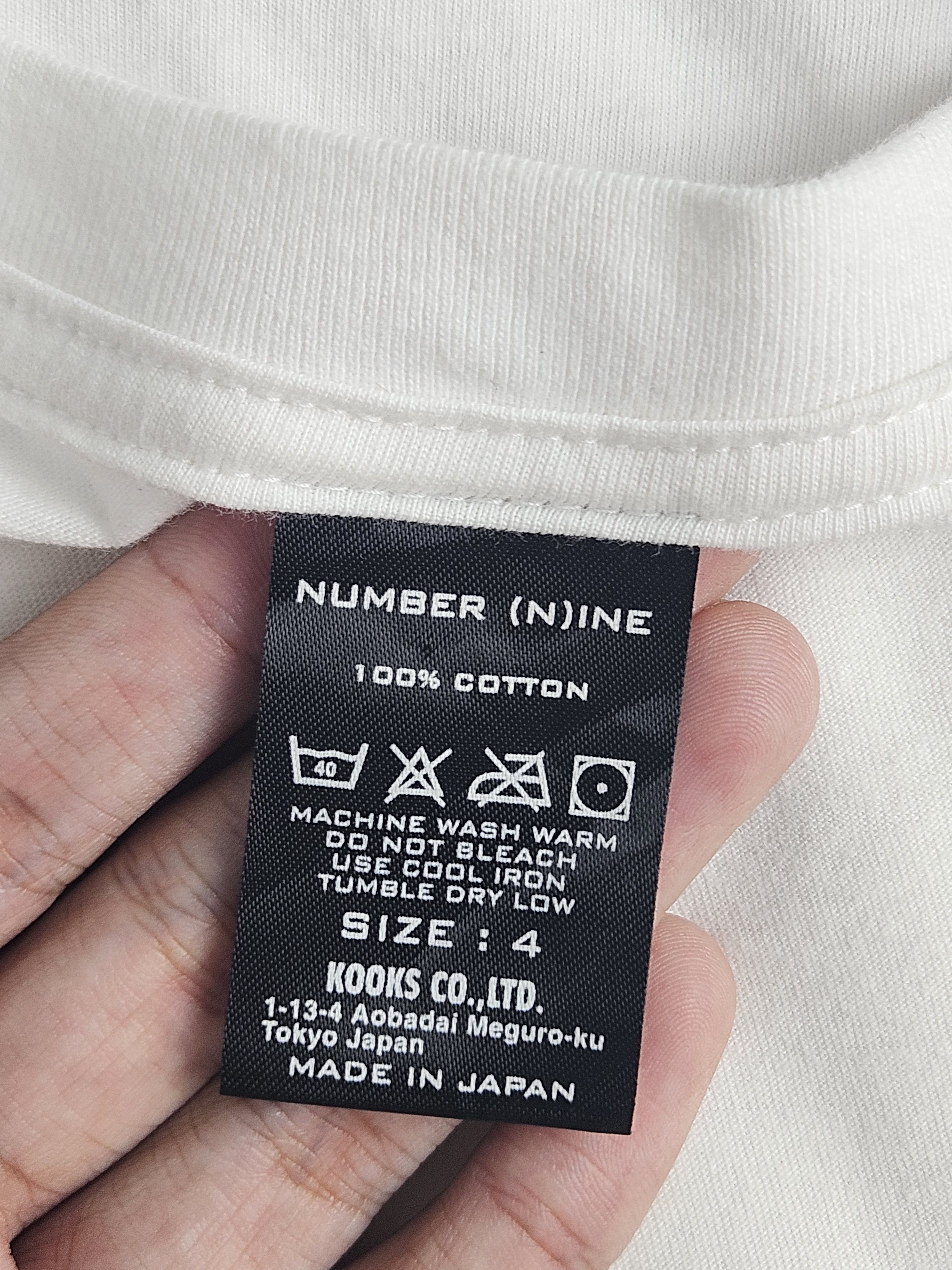 Number (N)ine Number Nine Fender Font logo tee Size US XL / EU 56 / 4 - 4 Thumbnail