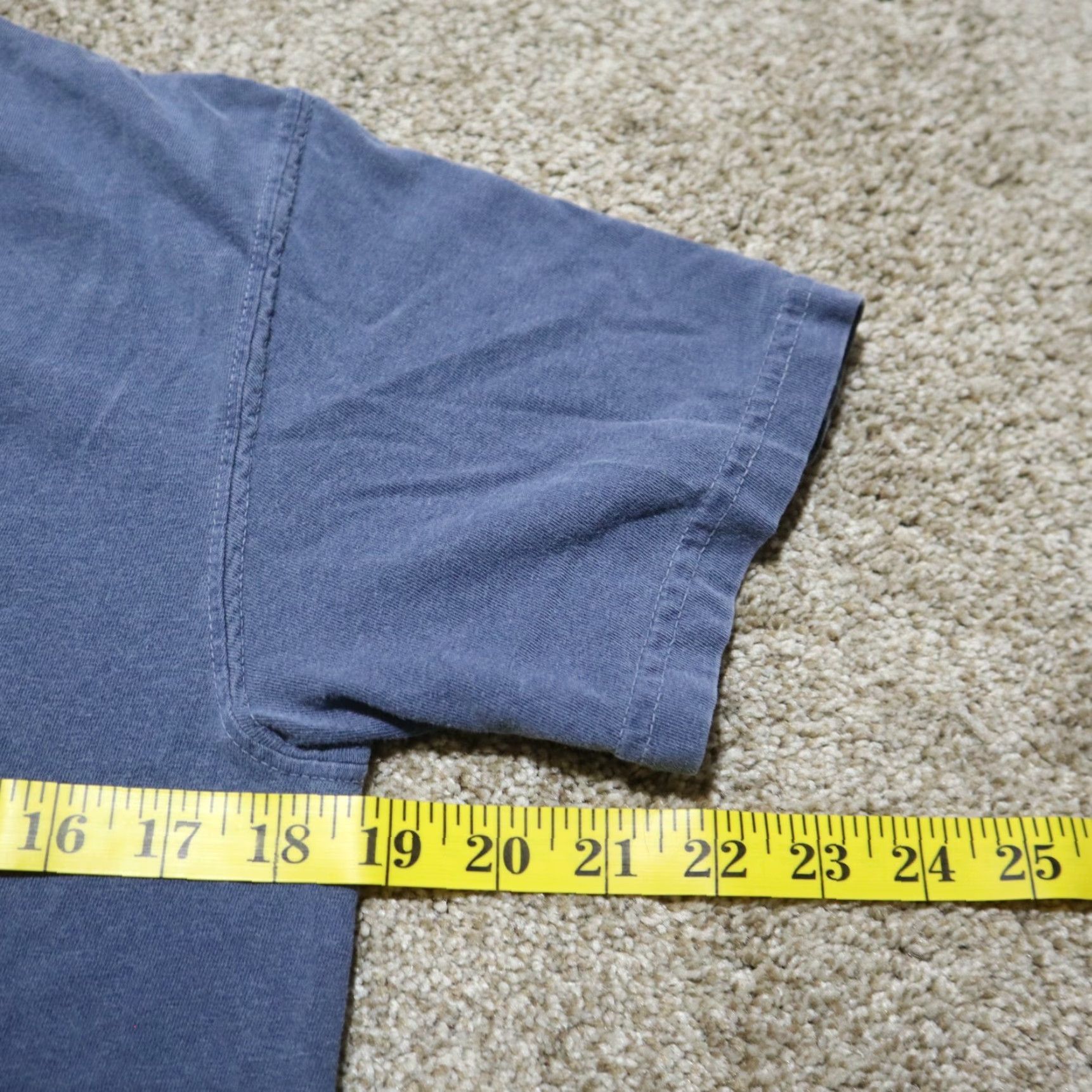 Anvil ANVIL Shirt Beach Adult Size M Blue Cotton Shark Embroidered Short Sleeve Crew Neck Men's Hair? Size US M / EU 48-50 / 2 - 5 Thumbnail