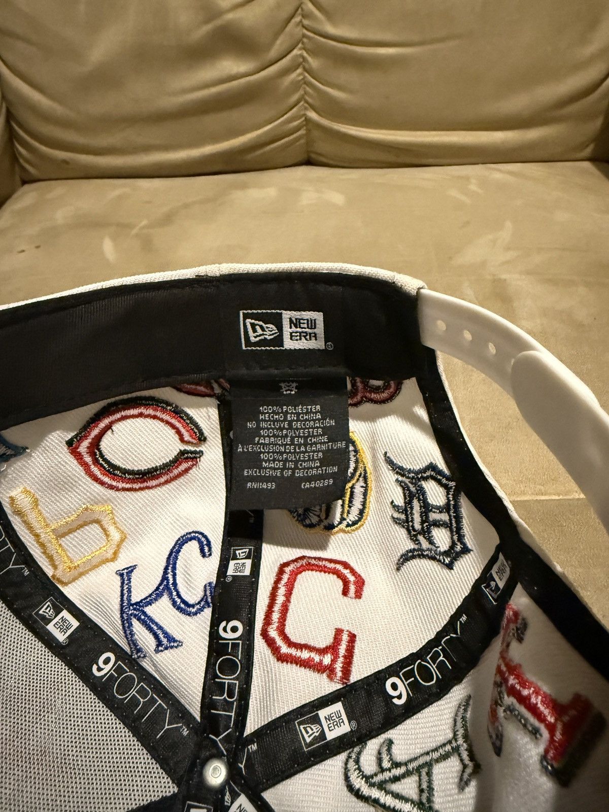 New Era New Era MLB ALL OVER 9FORTY A-FRAME SNAPBACK Size ONE SIZE - 6 Thumbnail