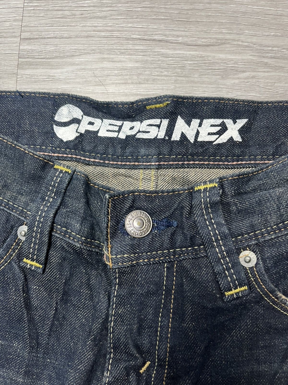 Levi's Levis 507 X Pepsi Nex Bootcut Jeans Size 28" / US 6 / IT 42 - 4 Thumbnail