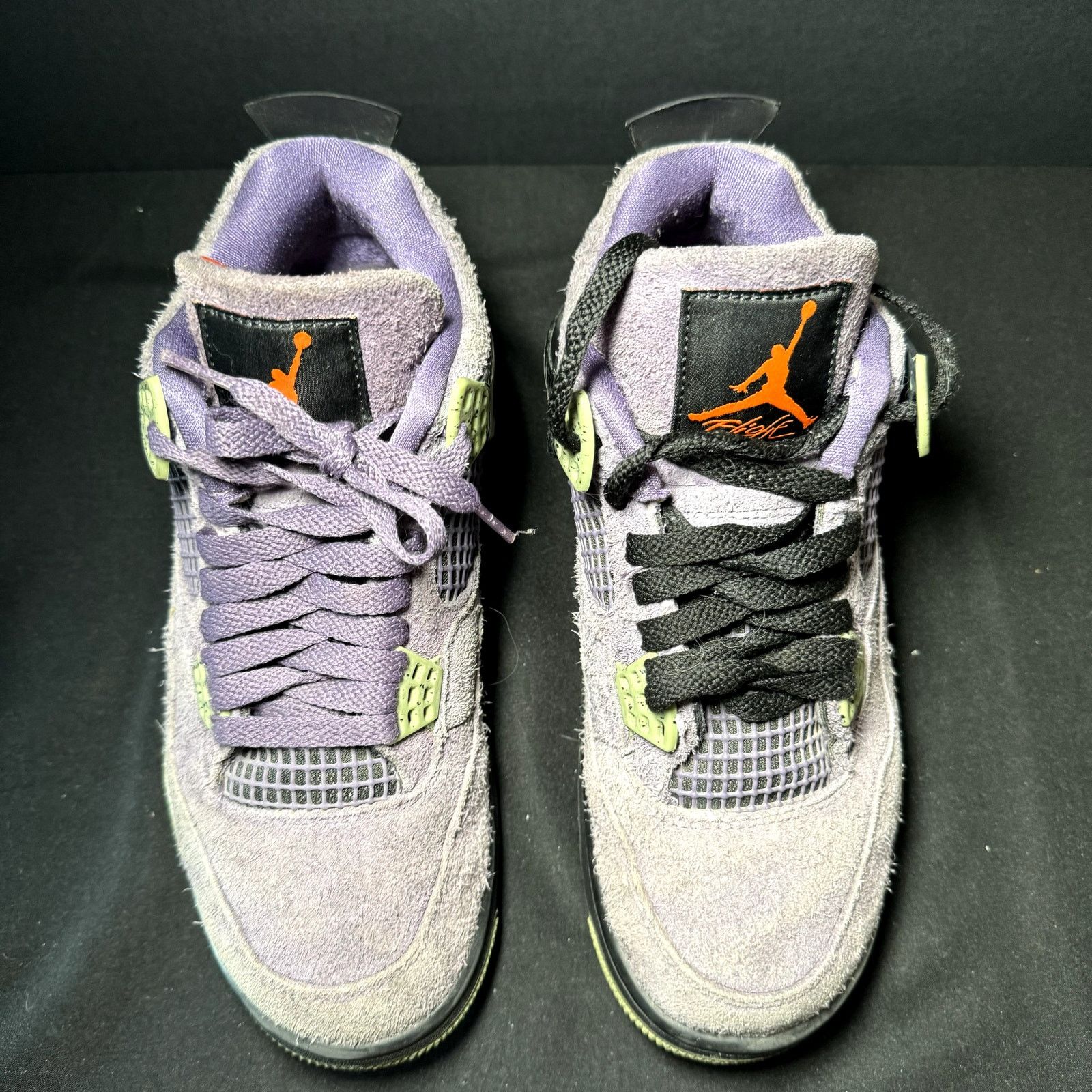 Jordan Brand × Nike Wmns Air Jordan 4 Retro Canyon Purple Women's Shoes - Size 8 Size US 8 / IT 38 - 3 Thumbnail