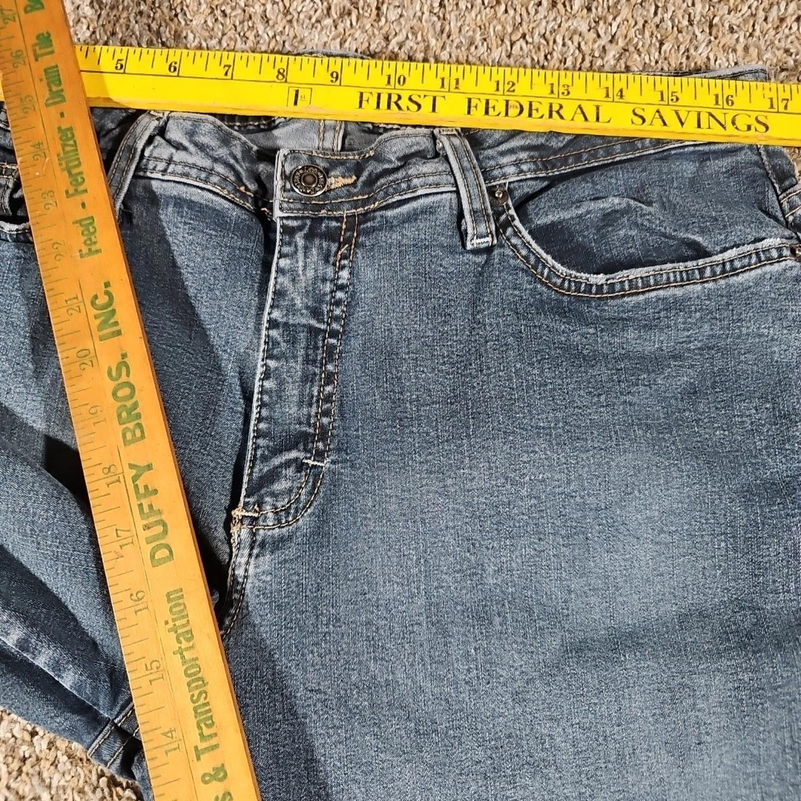 Lee Lee 16P Denim Lobg Shorts Capris Size 38" / US 16 / IT 52 - 4 Thumbnail