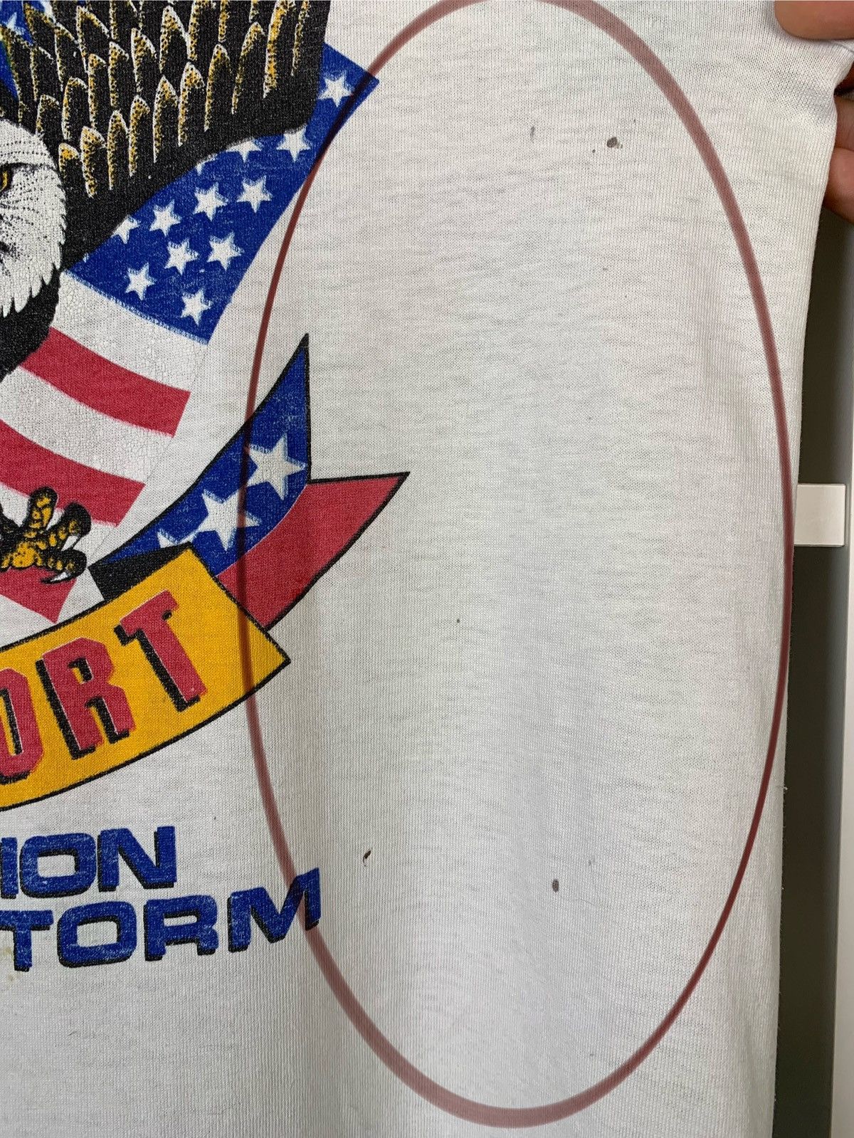 Vintage Vintage Operation Desert Storm We Love USA I support T-shirt Size US L / EU 52-54 / 3 - 18 Thumbnail