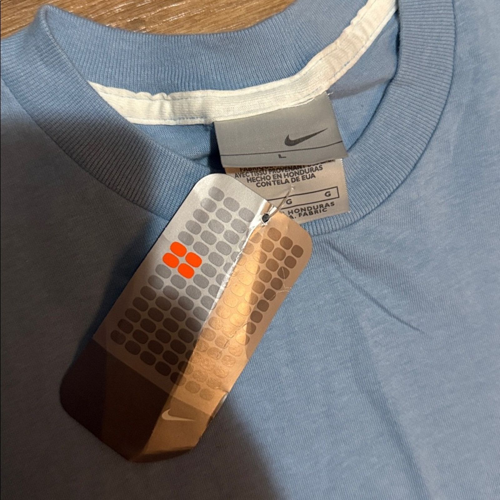 Nike 2006 Nike Solo Swoosh Short Sleeve Size US L / EU 52-54 / 3 - 3 Thumbnail