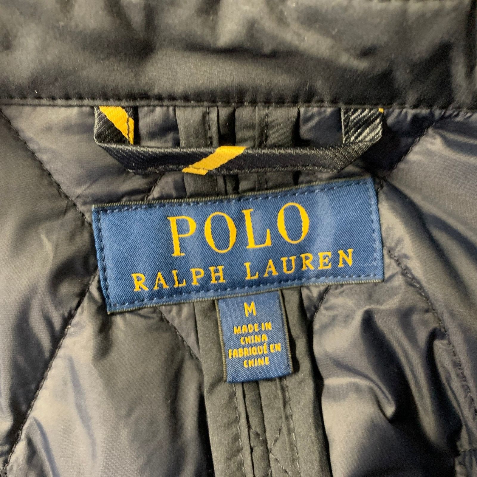 Ralph Lauren RALPH LAUREN Navy Quilted Polyester Notch Lapel Jacket Size US M / EU 48-50 / 2 - 4 Thumbnail