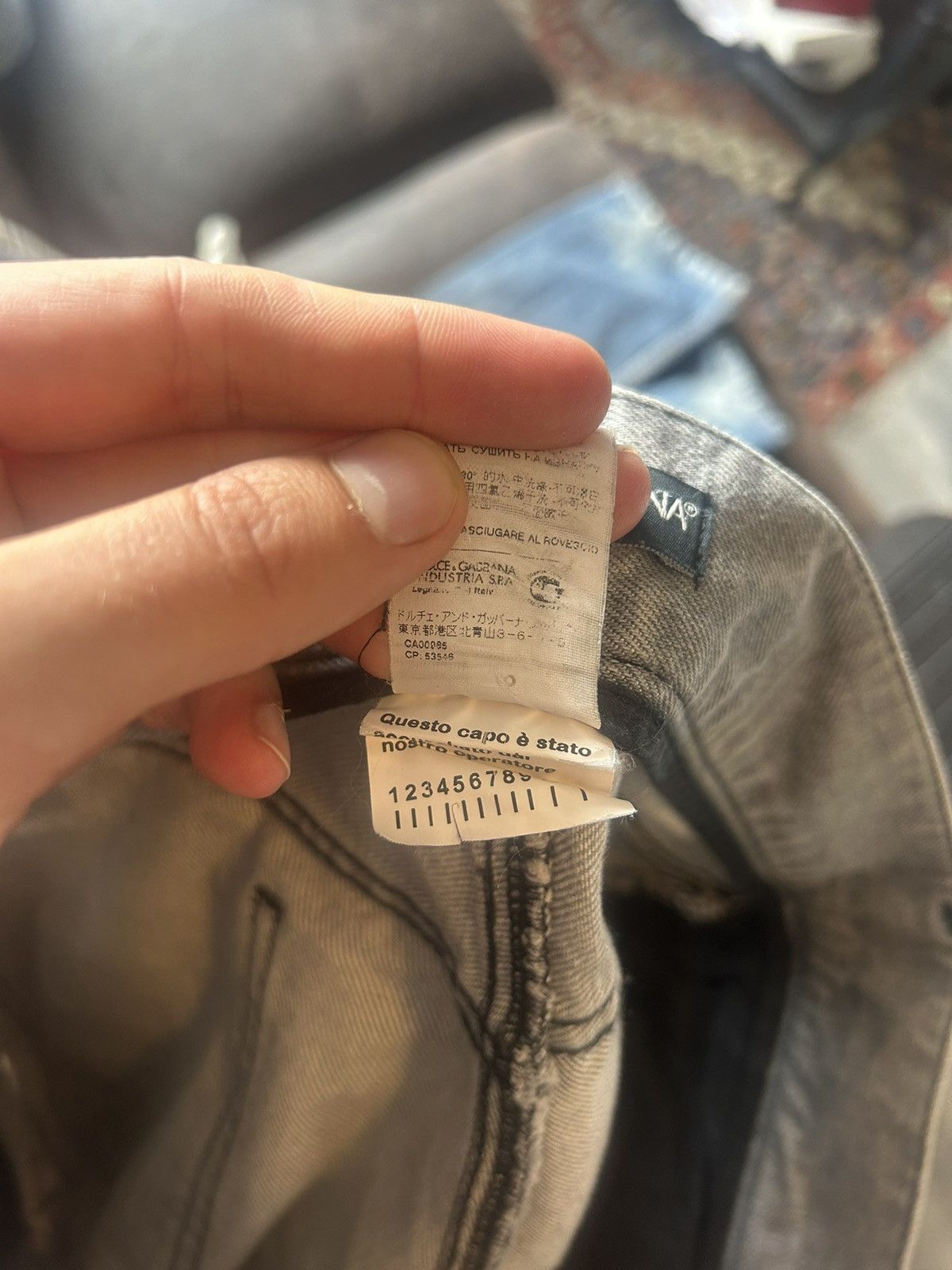 Dolce & Gabbana Boro Stitching Distressed Jeans Size US 34 / EU 50 - 17 Thumbnail