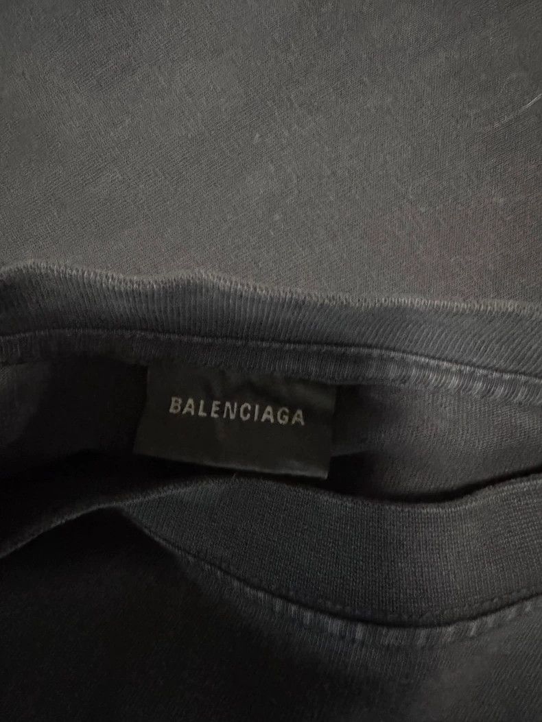 Balenciaga Balenciaga SS23 Logo crystal round neck short-sleeve T-shi Size US S / EU 44-46 / 1 - 3 Thumbnail