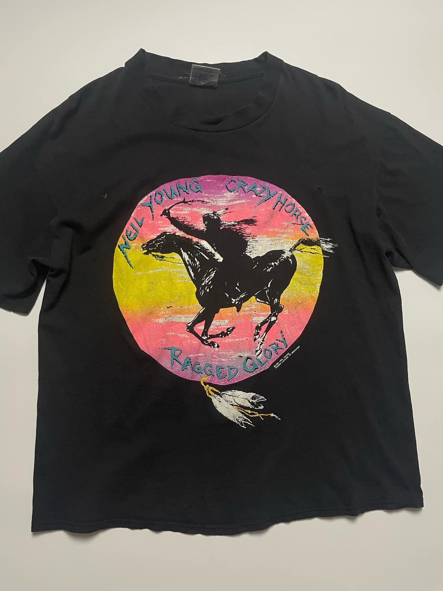 Band Tees × Vintage Vintage Neil Young Band Shirt Size US L / EU 52-54 / 3 - 3 Thumbnail
